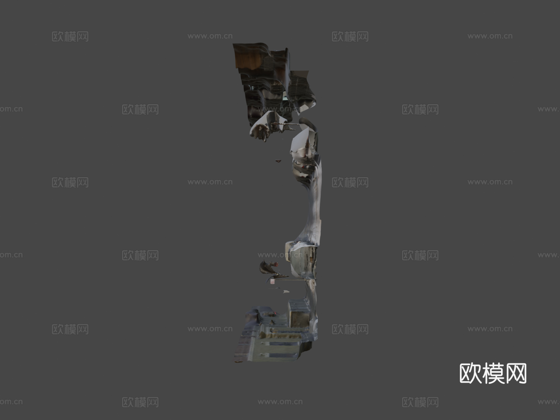 雪街su模型下载（渲染图5）