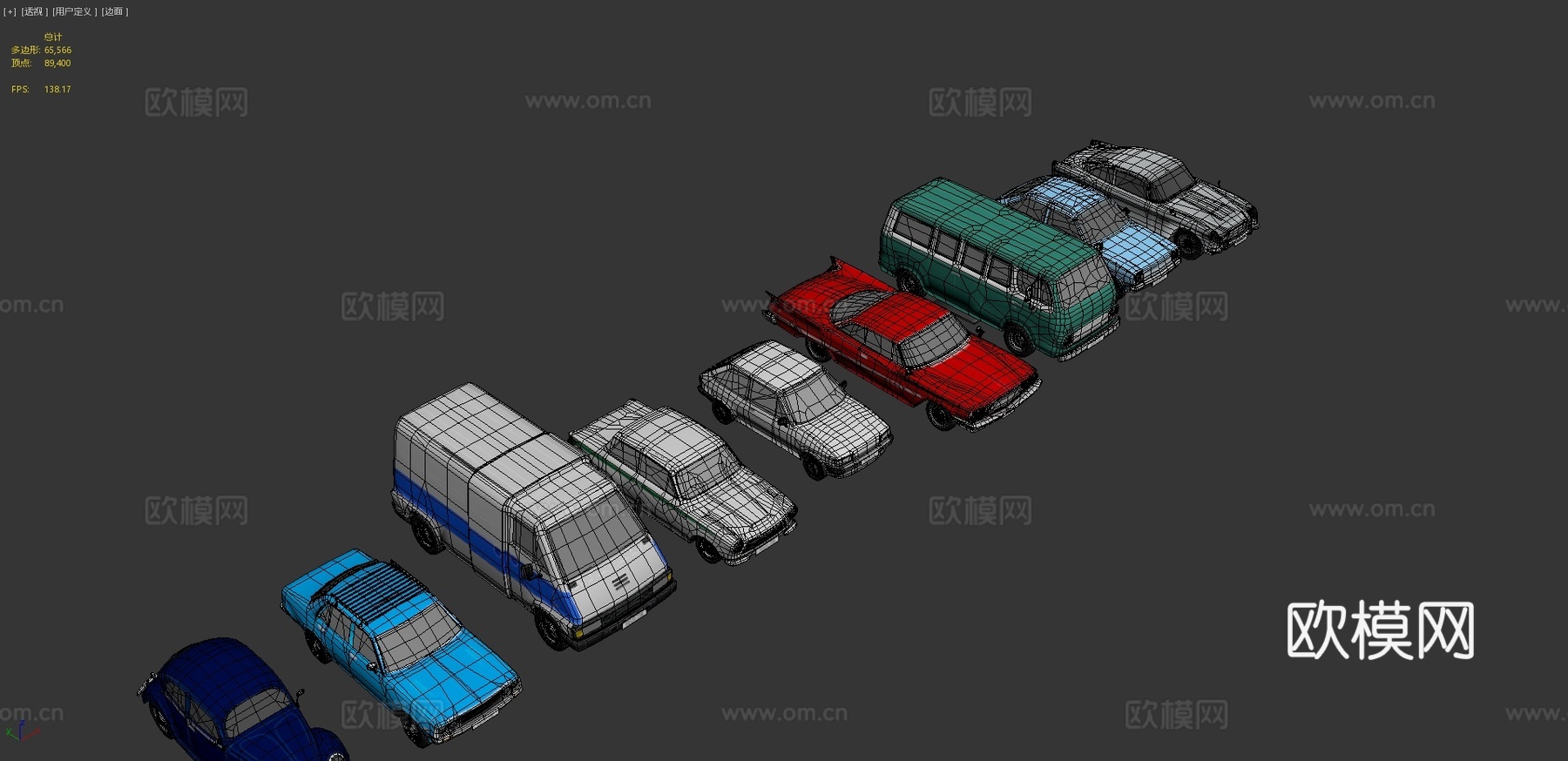 经典汽车su模型