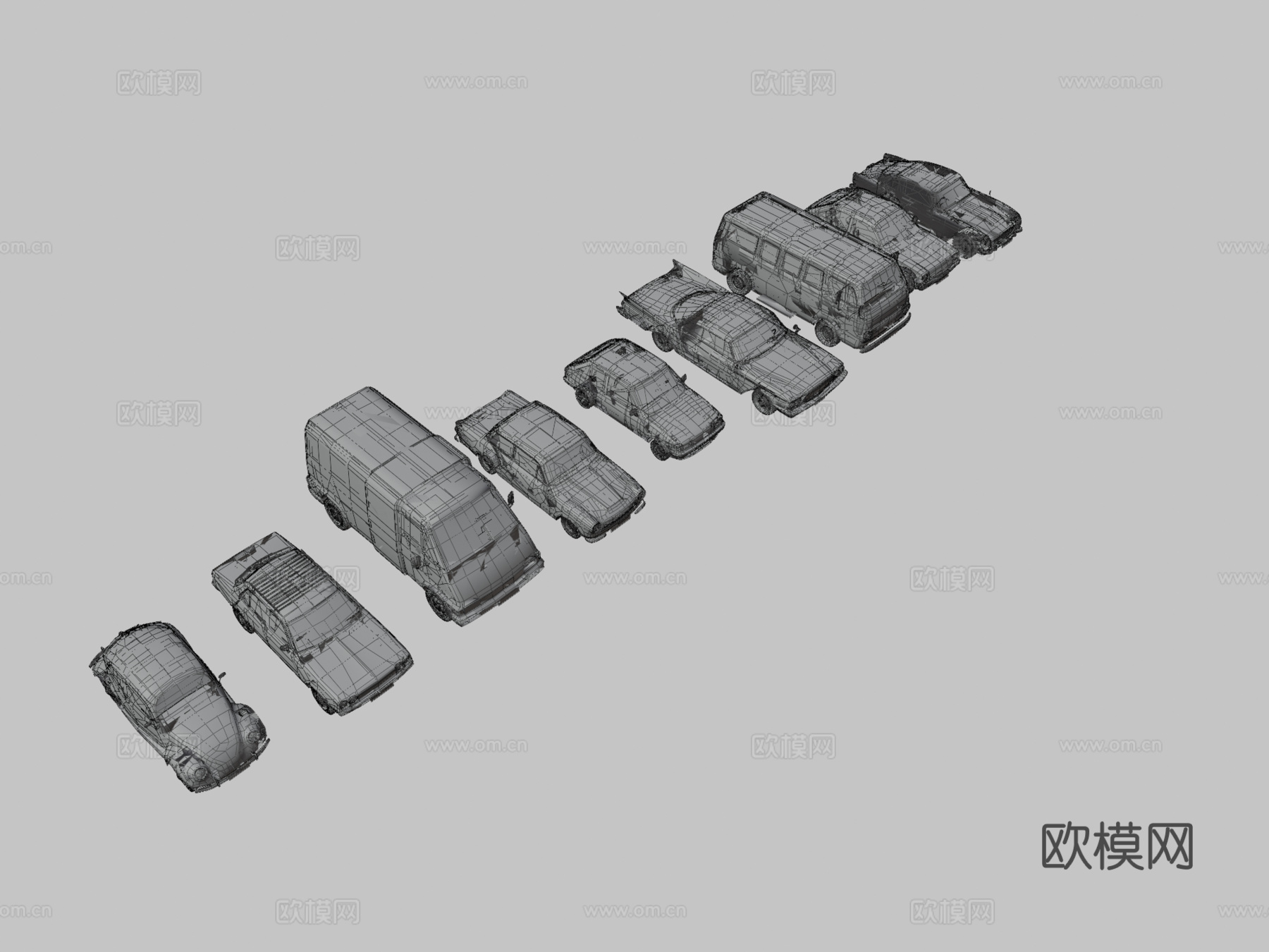 经典汽车su模型