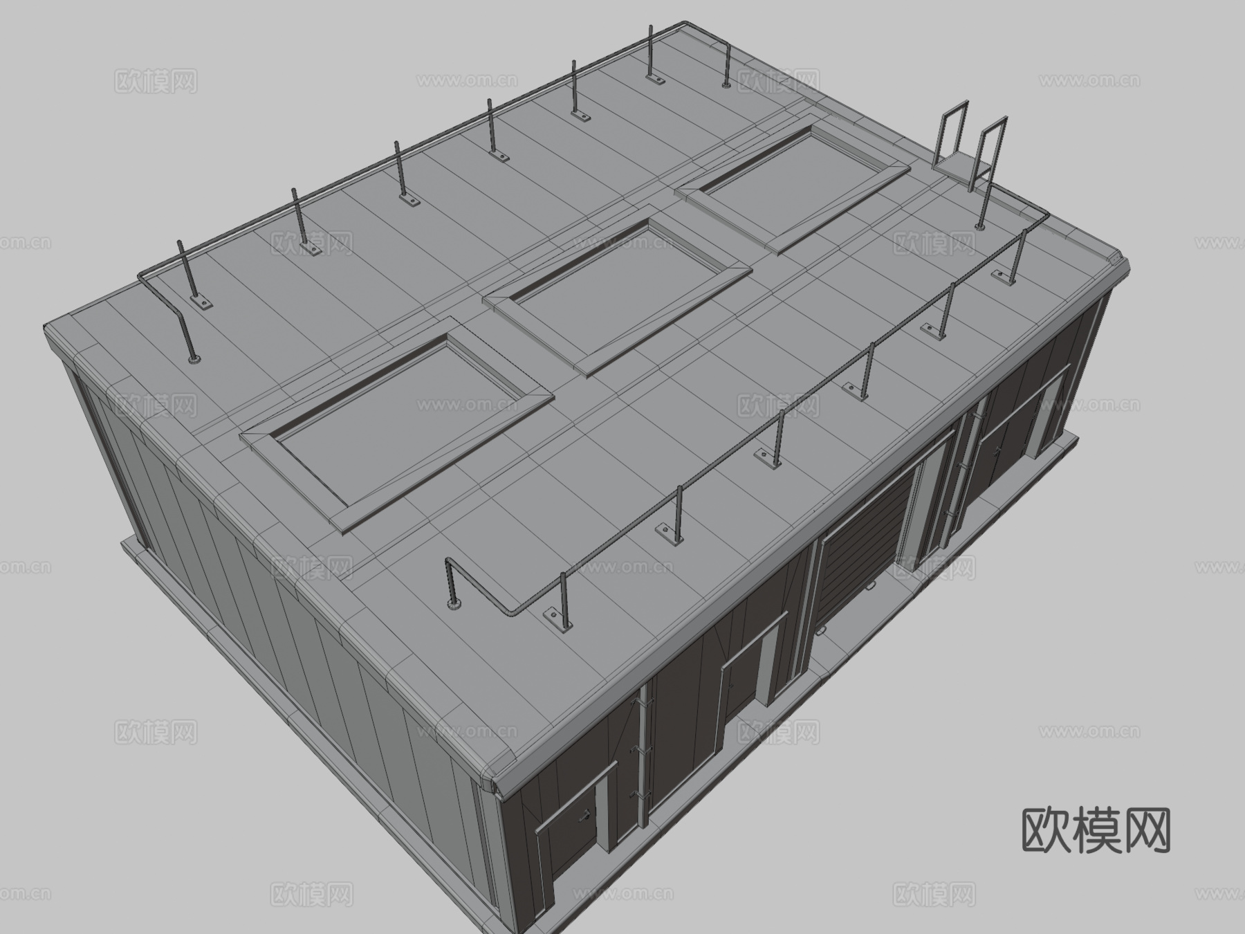 车库建筑su模型