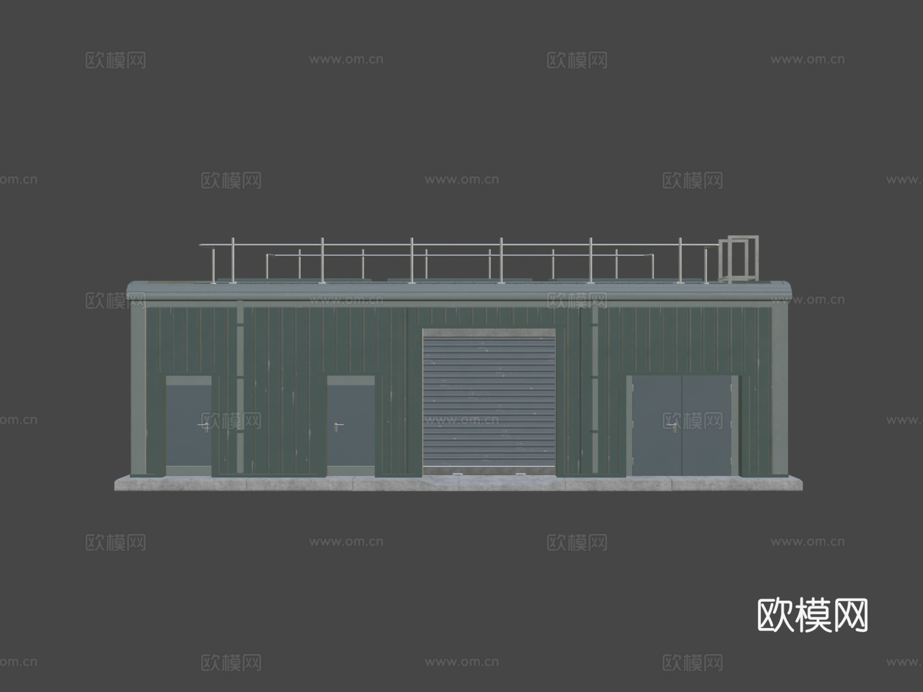 车库建筑su模型