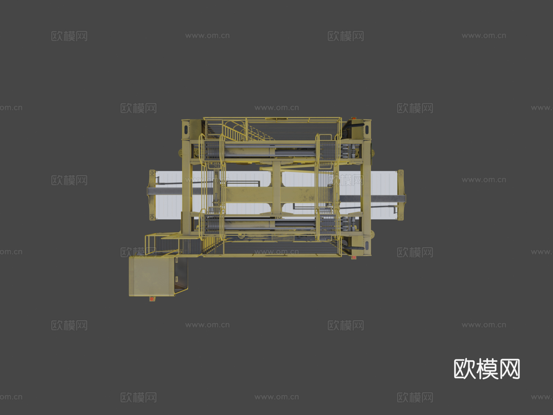 跨式搬运车su模型下载（渲染图7）