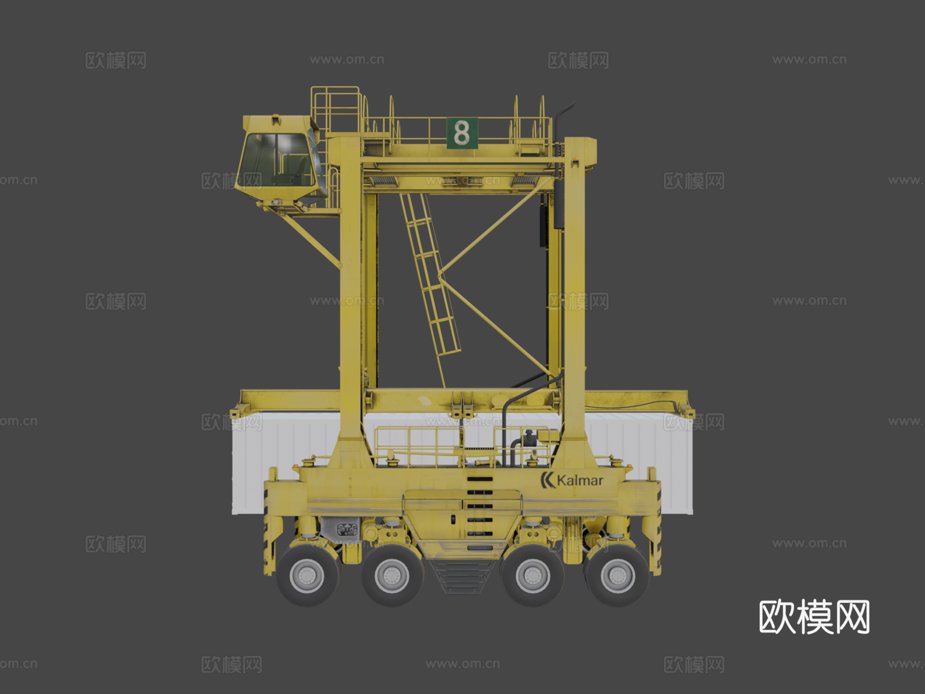 跨式搬运车su模型下载（渲染图8）