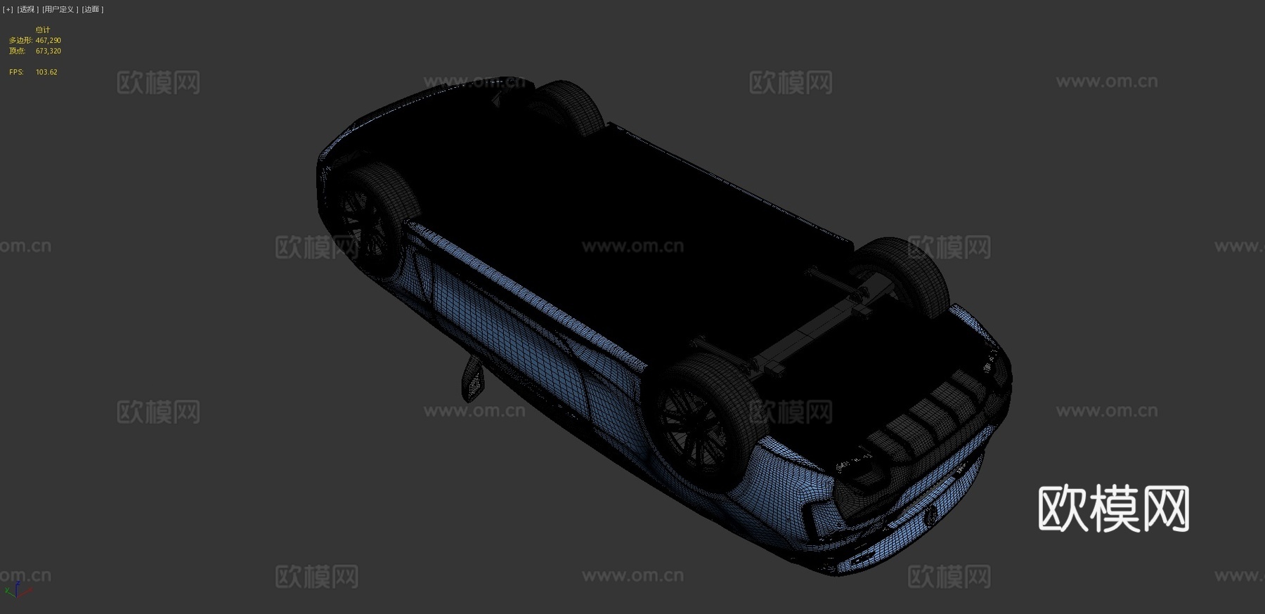 宝马双门轿车su模型