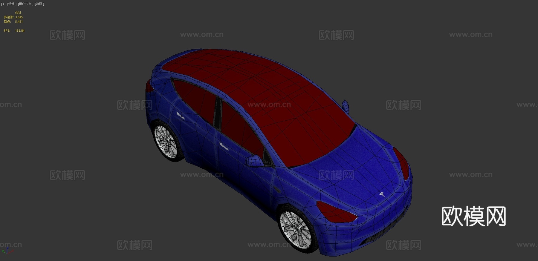 特斯拉汽车su模型