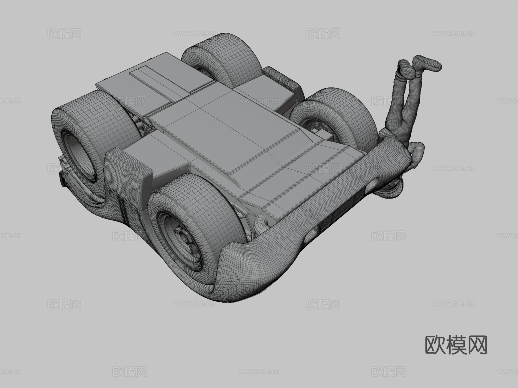 保时捷玩具车su模型