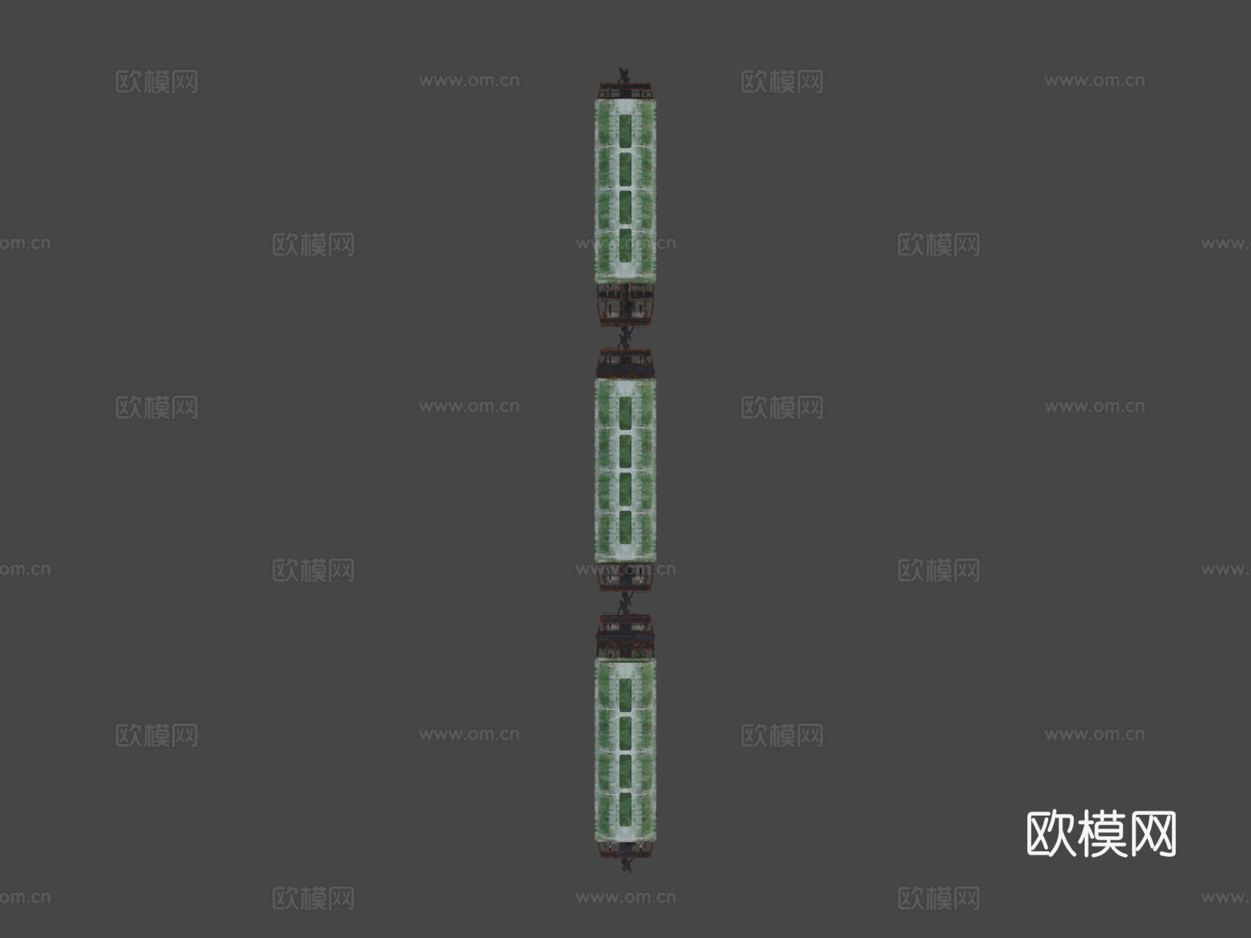 铁路漏斗车su模型