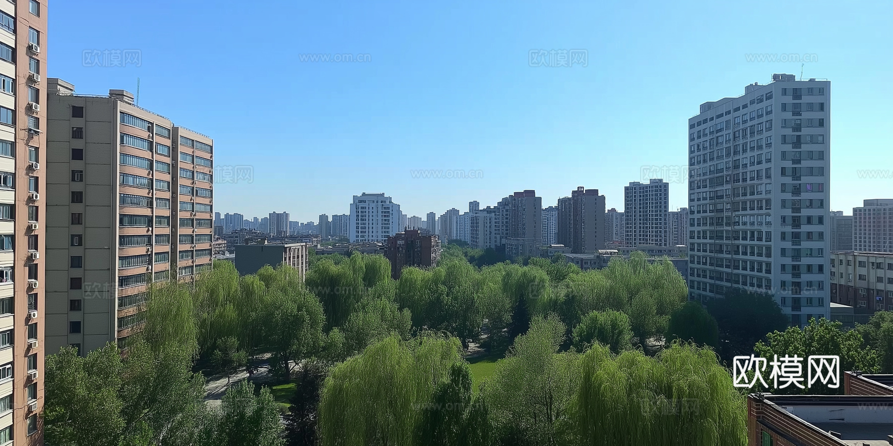 高清城市白天外景下载