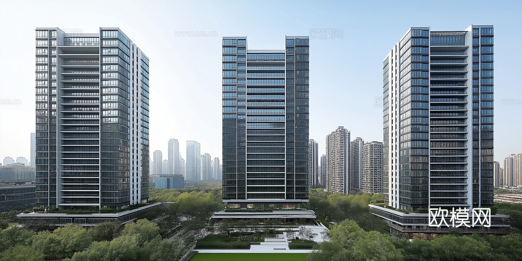 高清城市白天外景下载