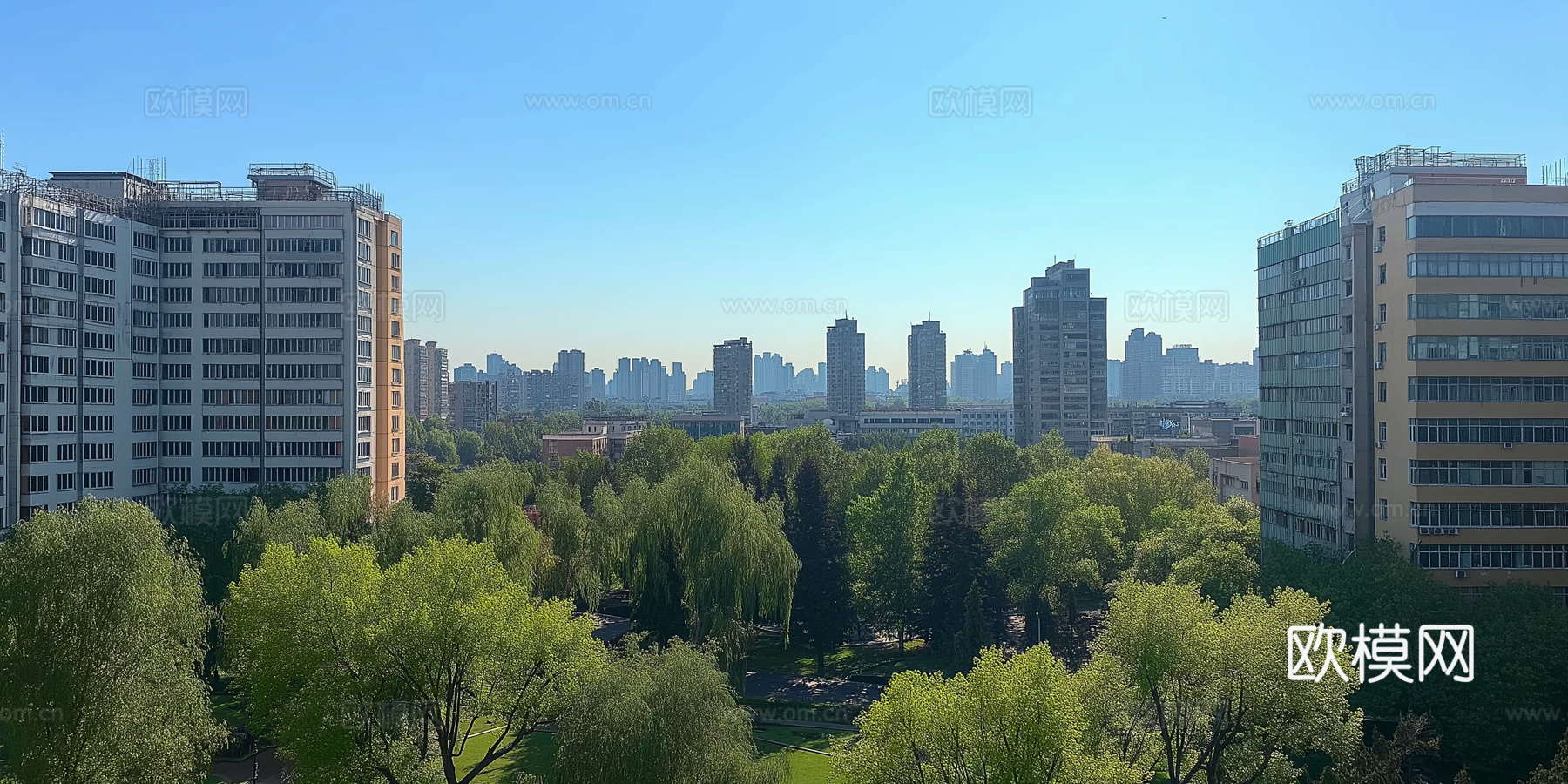 高清城市白天外景下载