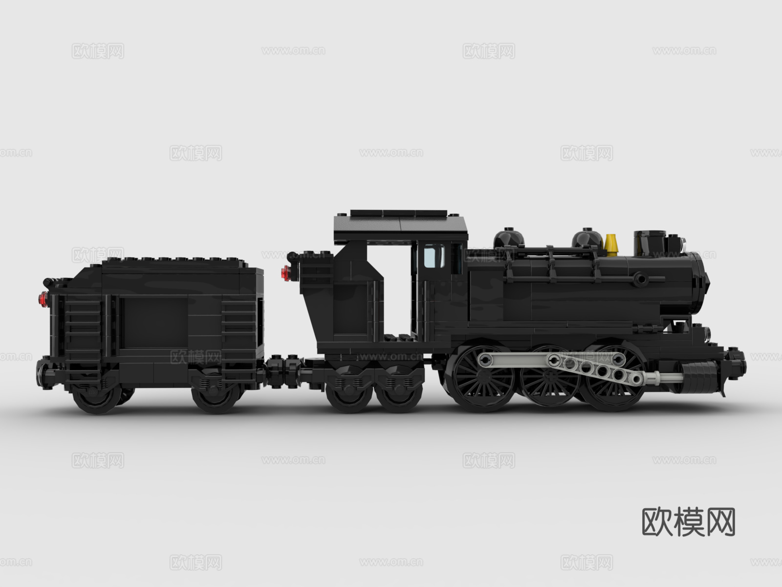 乐高 LEGO 玩具 积木 火车 蒸汽火车 复古火车 高铁3d模型