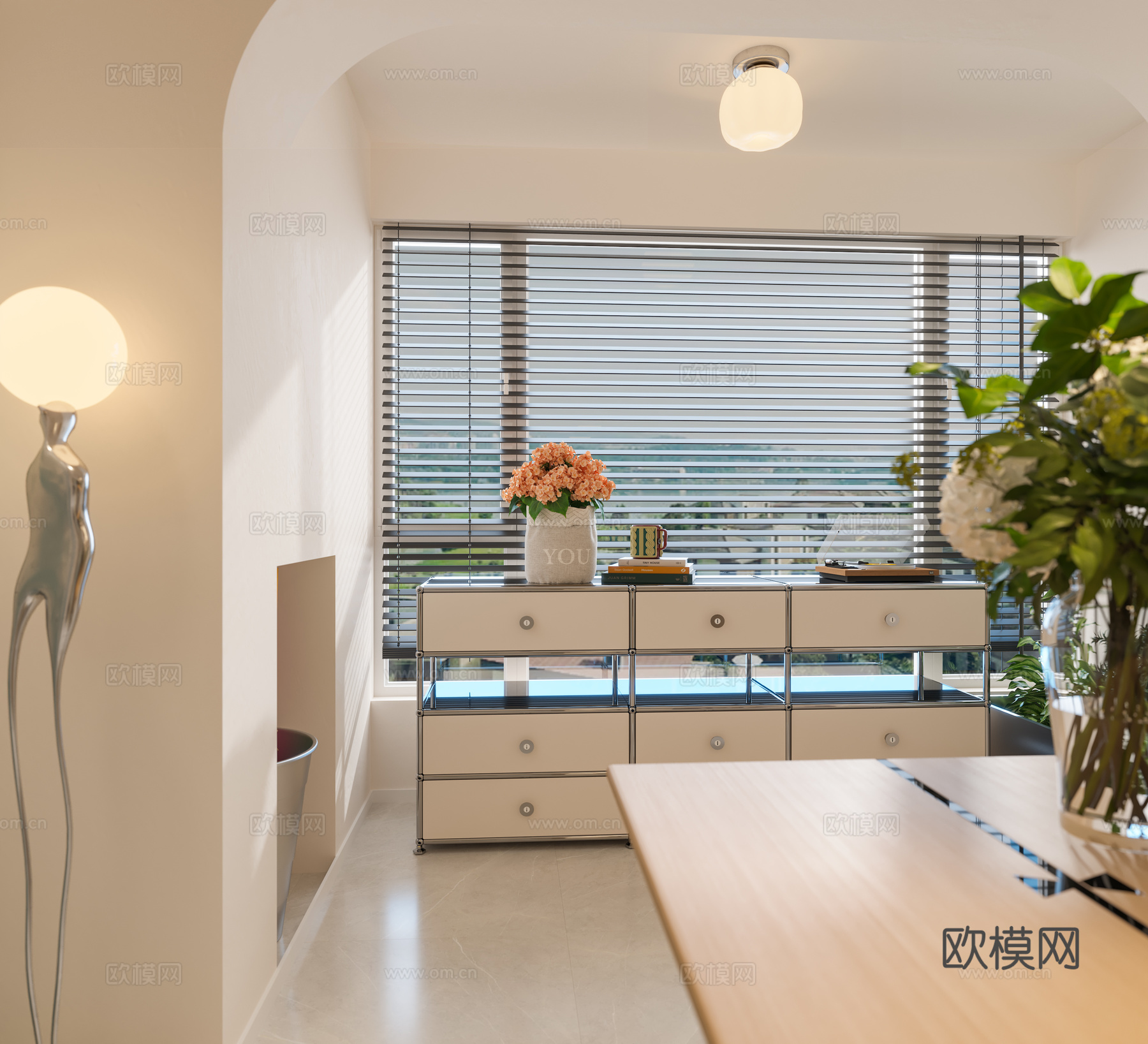 现代花店3d模型下载（渲染图2）