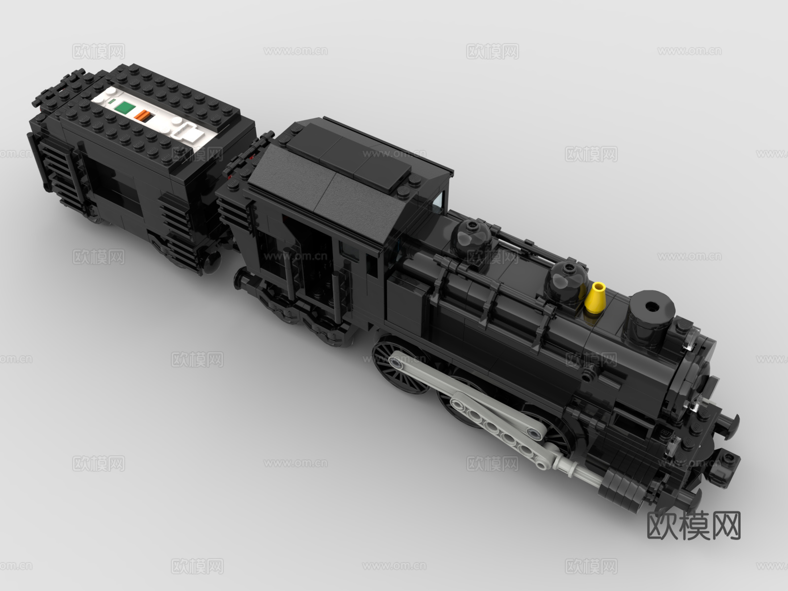 乐高 LEGO 玩具 积木 火车 蒸汽火车 复古火车 高铁3d模型