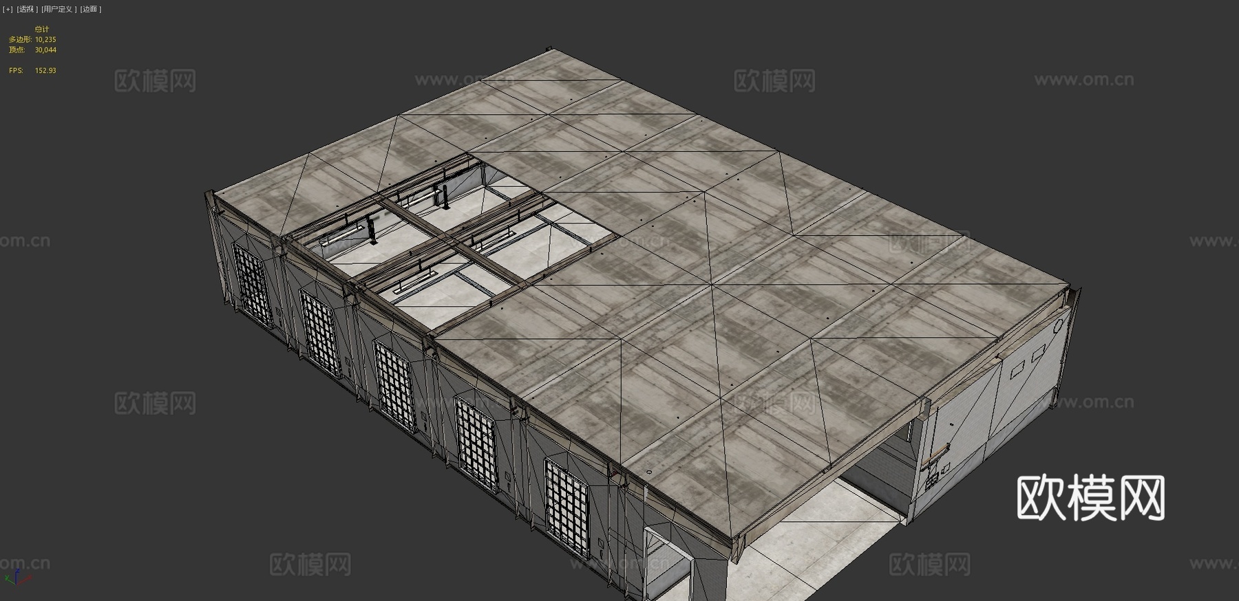 工业风仓库 车库3d模型