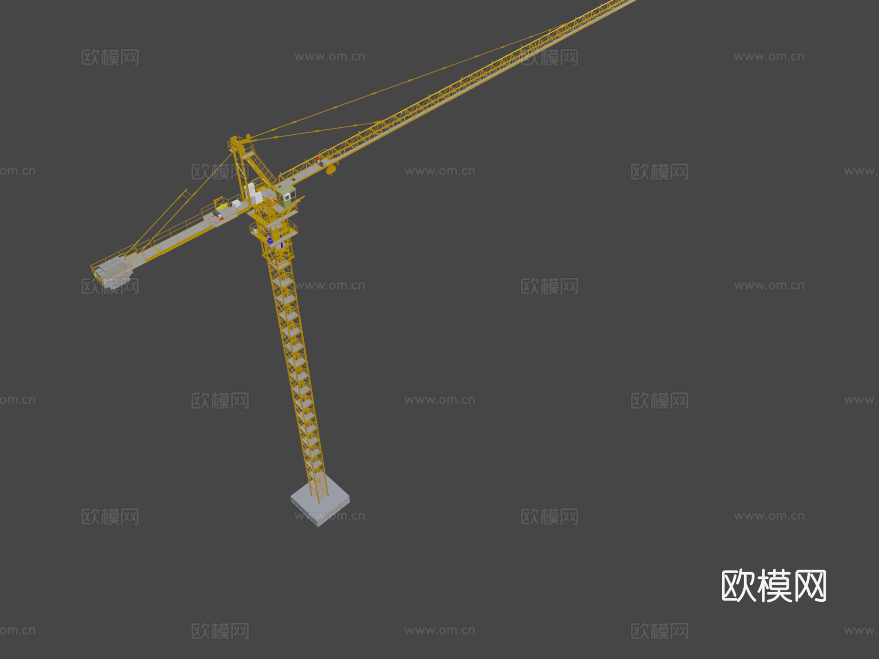 建筑起重机3d模型