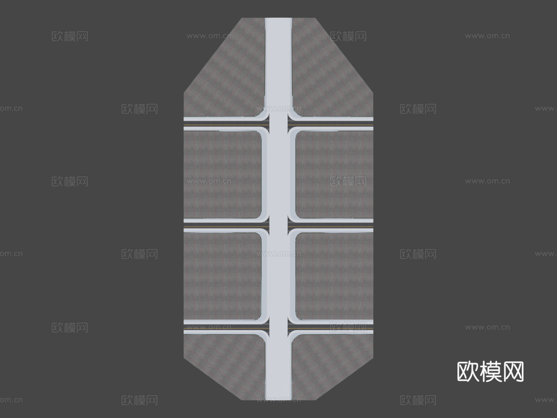 马路 道路3d模型