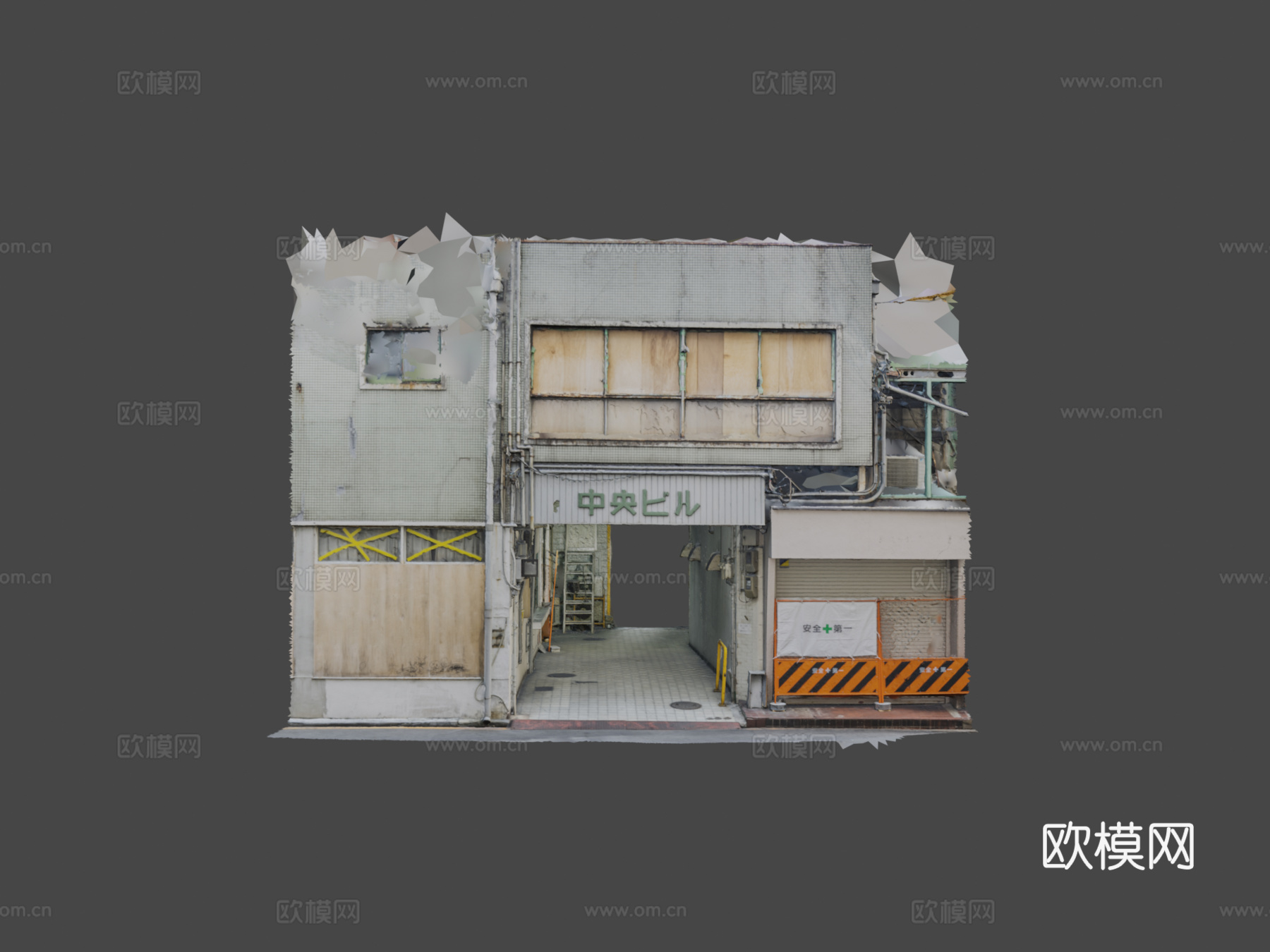 旧日本车库3d模型下载（渲染图8）