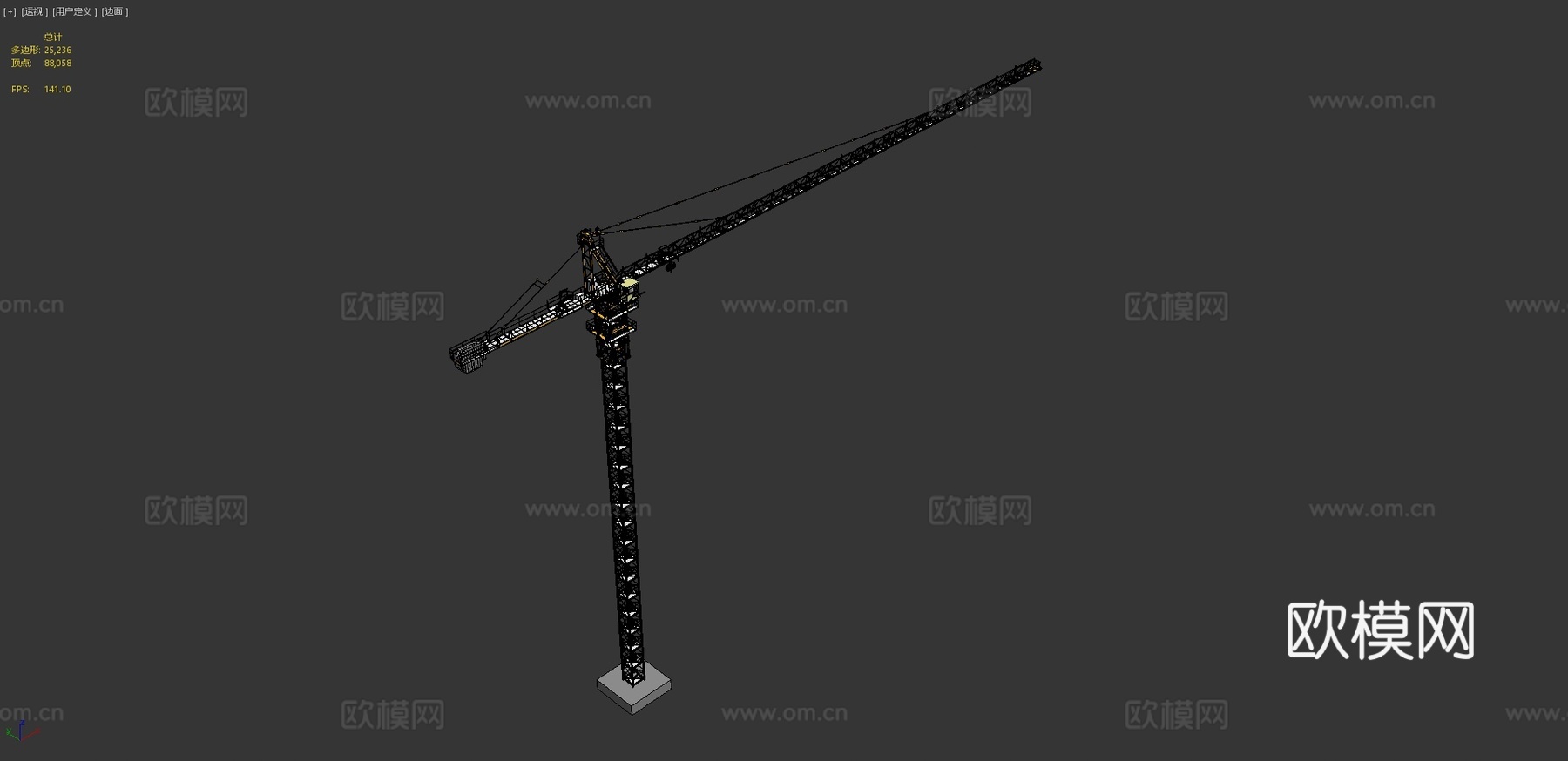 建筑起重机3d模型