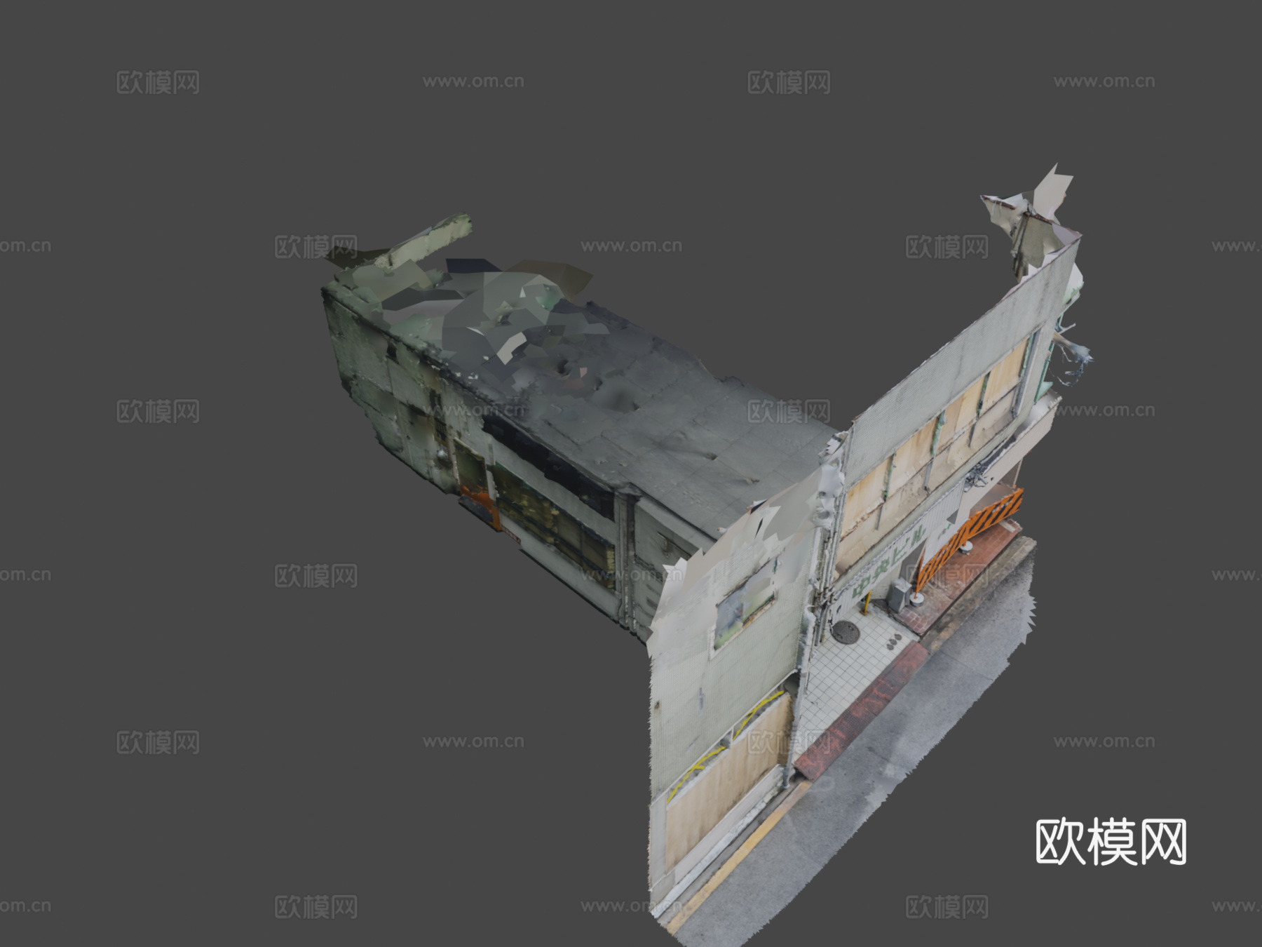 旧日本车库3d模型下载（渲染图7）