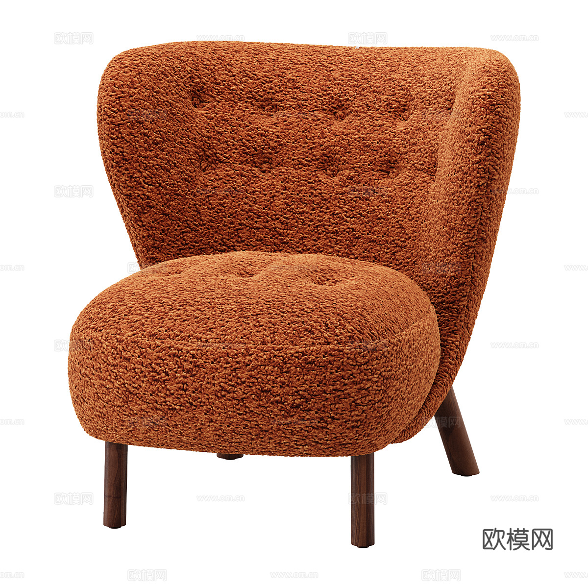 单人沙发 休闲沙发3d模型下载