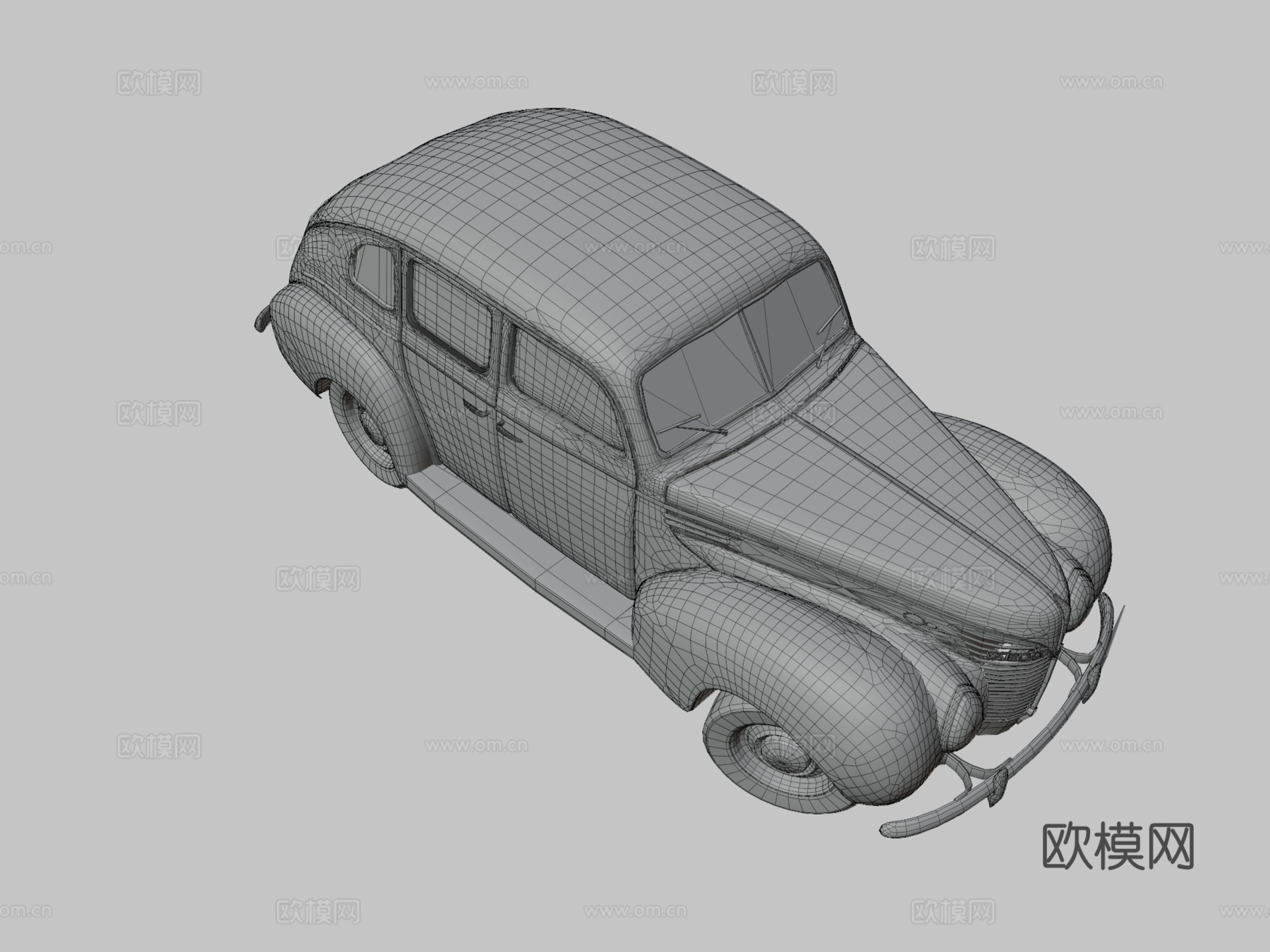 汽车 老爷车 机动车3d模型