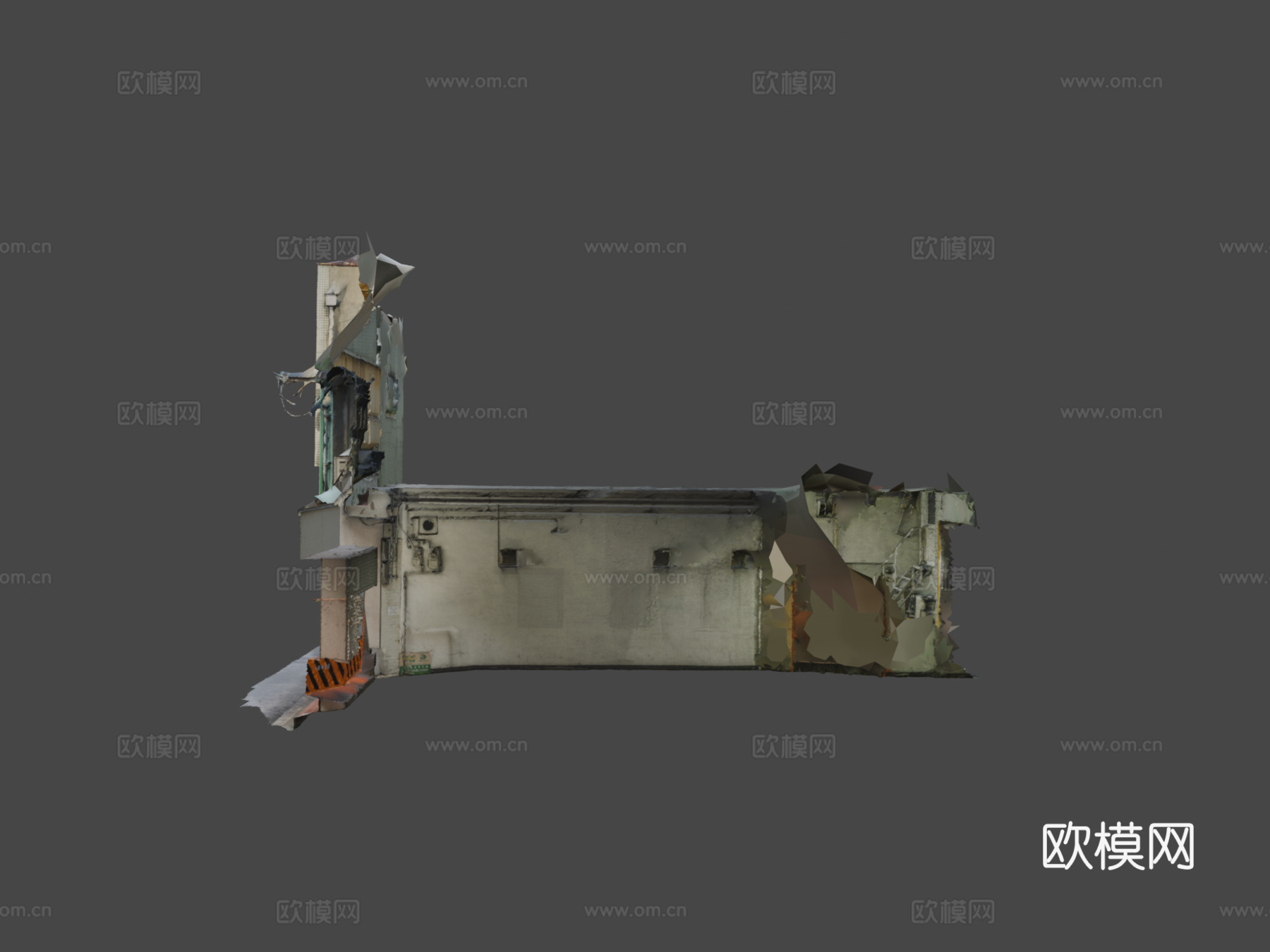 旧日本车库3d模型下载（渲染图5）