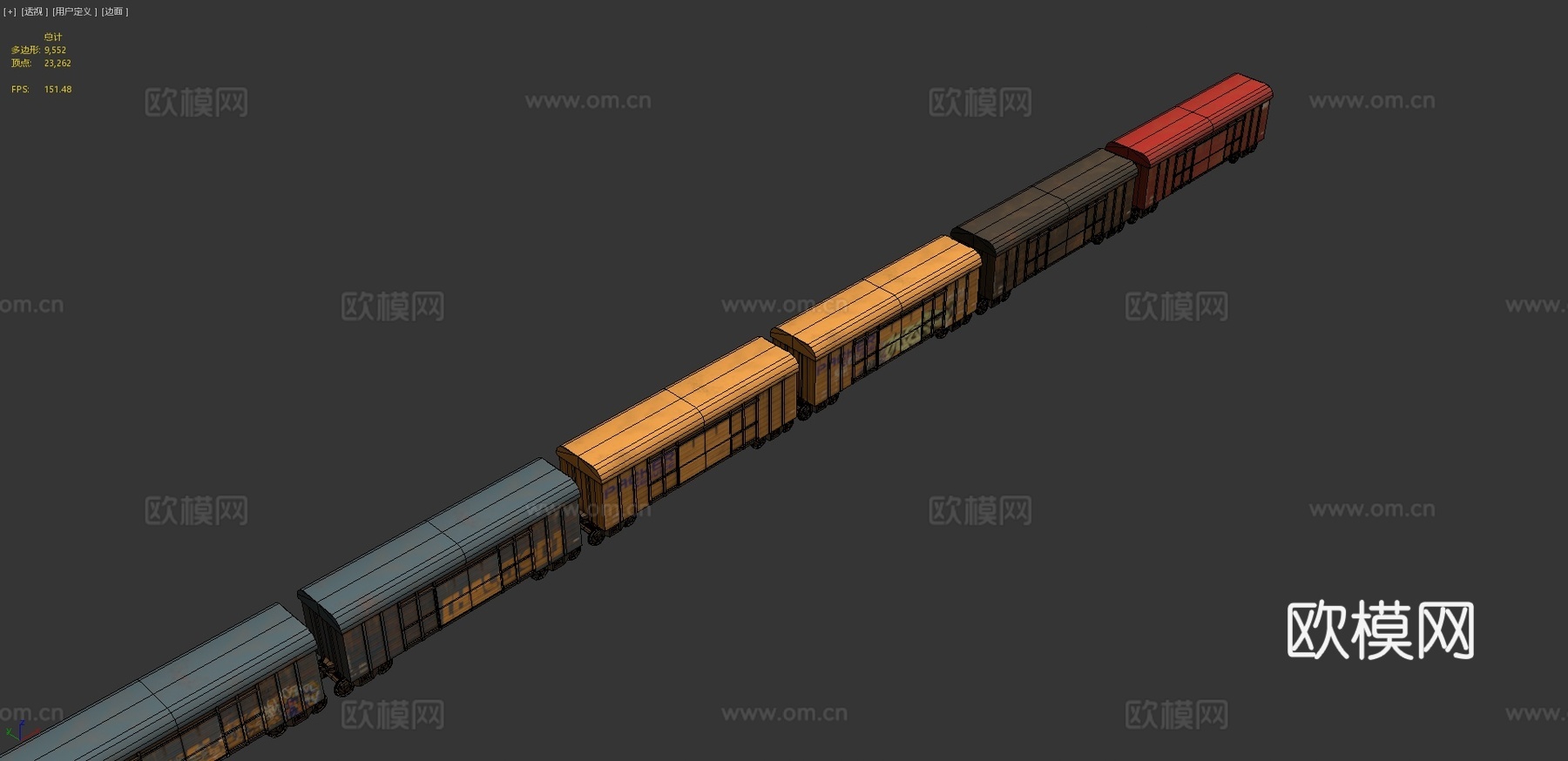 集装箱车3d模型