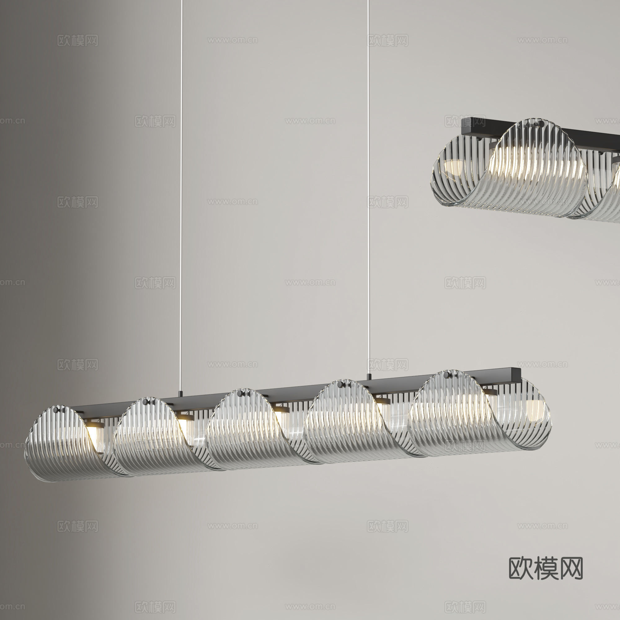 北欧吊灯 吧台吊灯3d模型