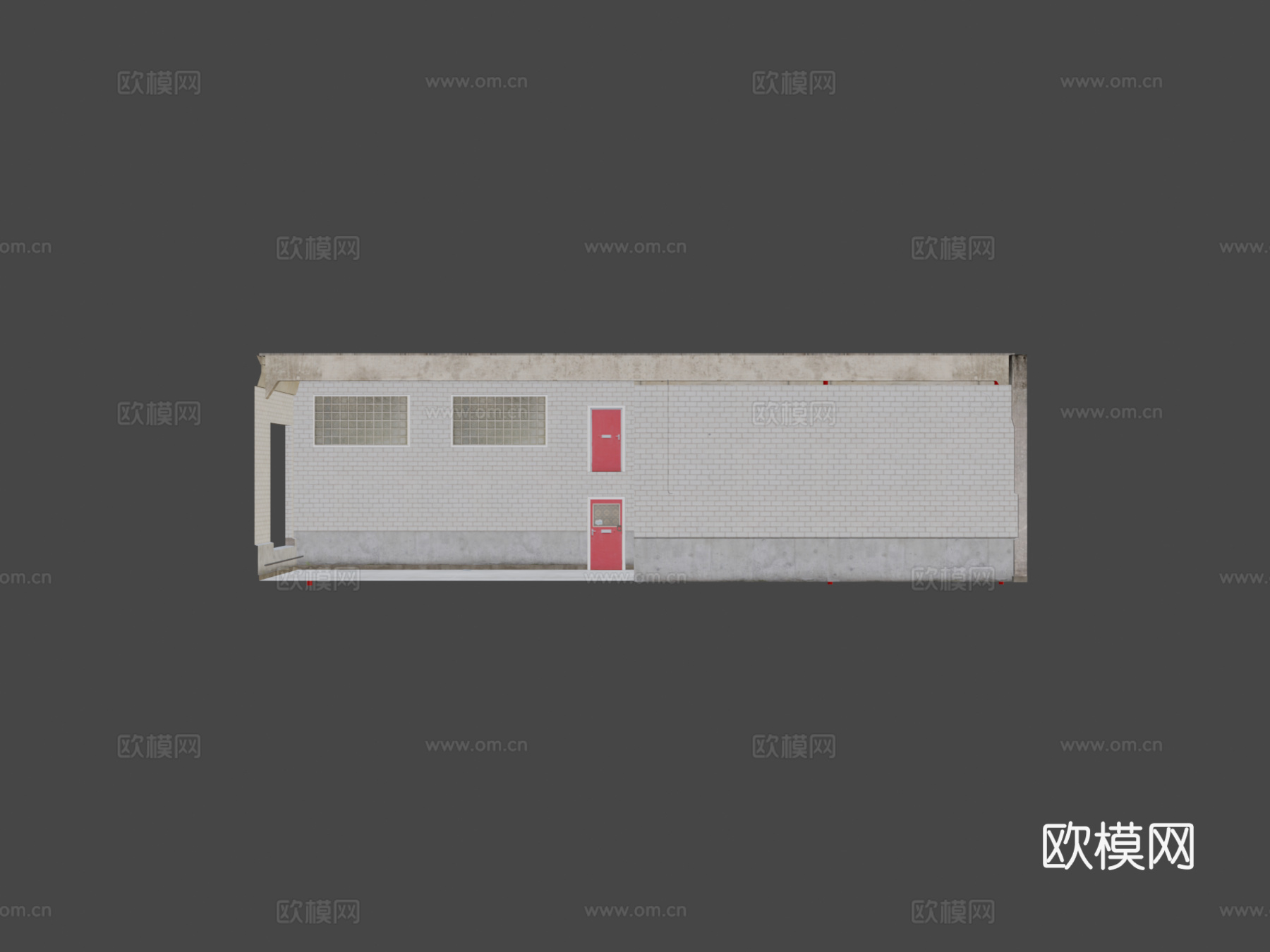 工业风仓库 车库3d模型