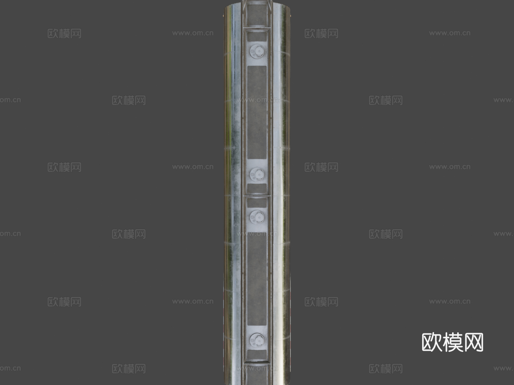 燃料罐拖车3d模型