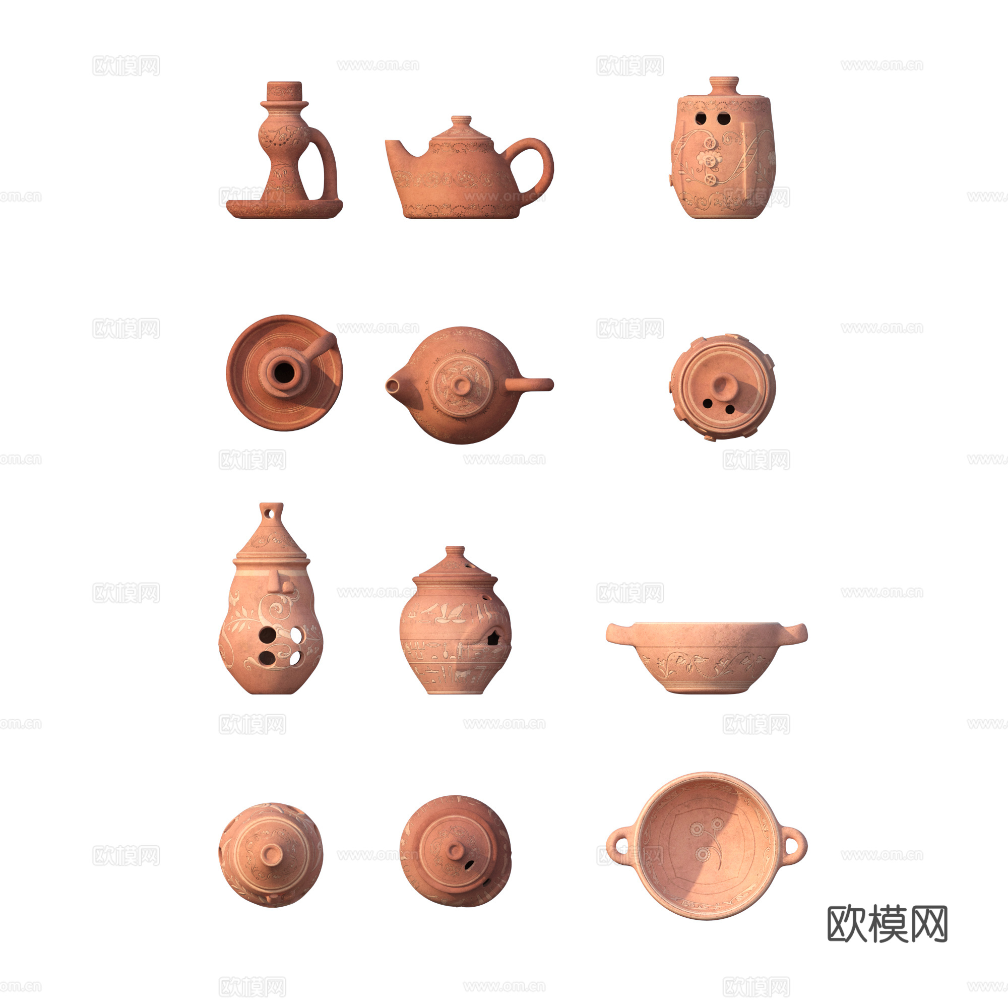 免抠陶罐 陶土器皿下载