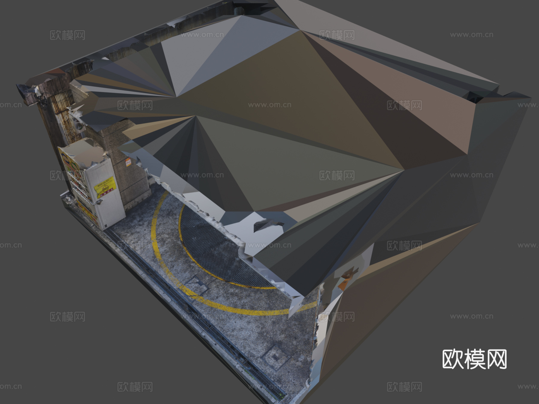 工业风仓库 车库3d模型