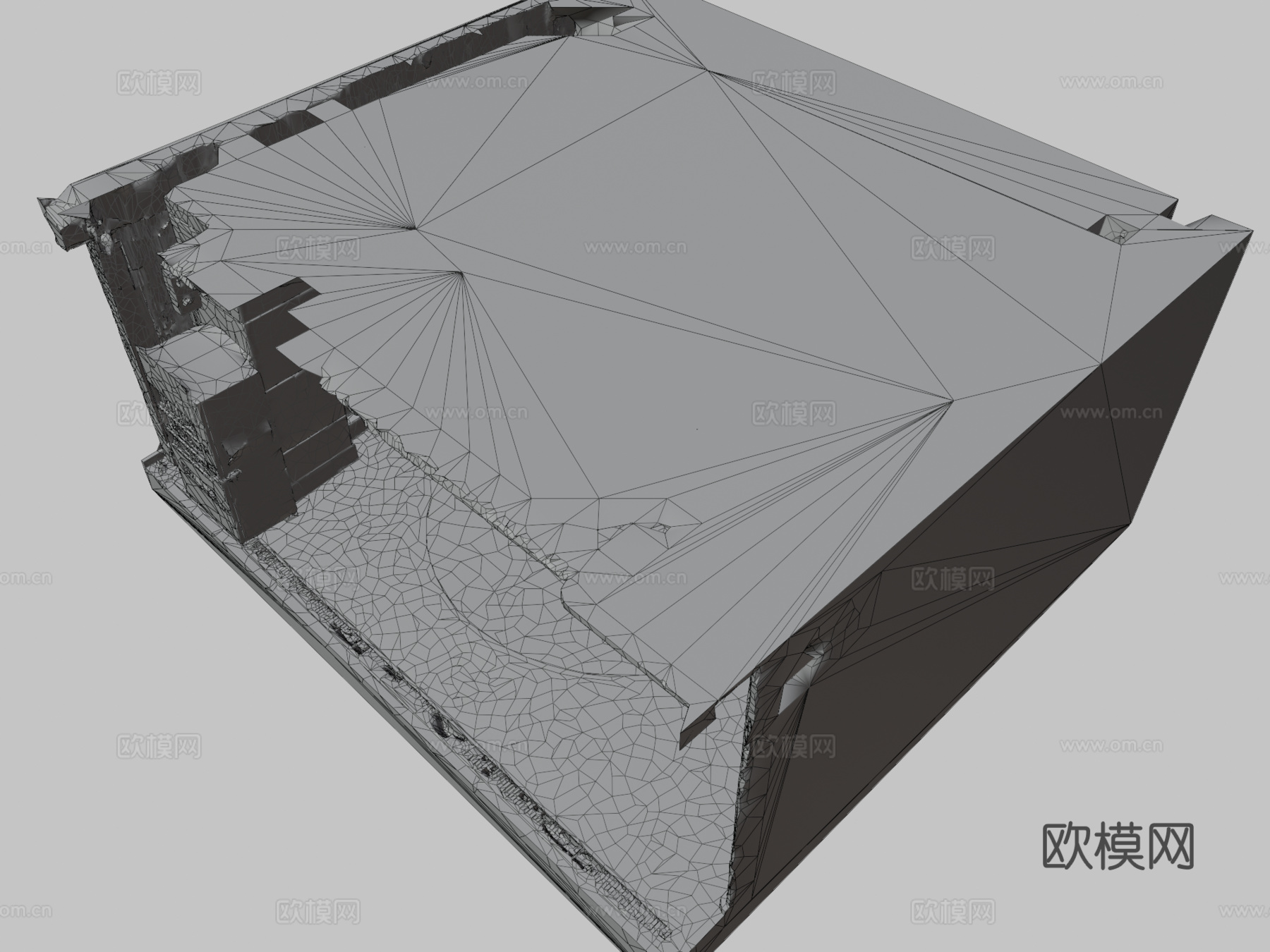 工业风仓库 车库3d模型