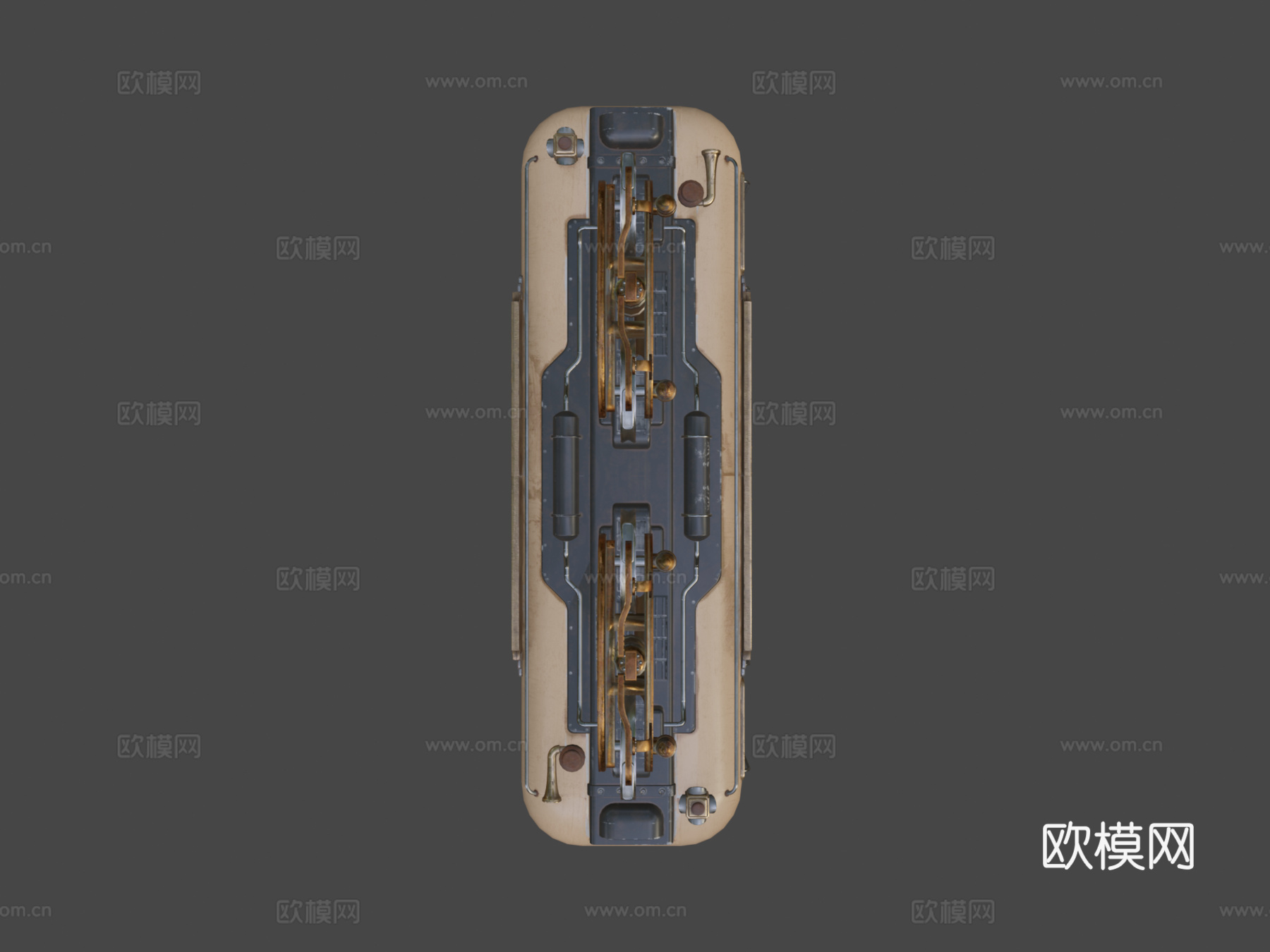 皇家电车 公交车 巴士3d模型