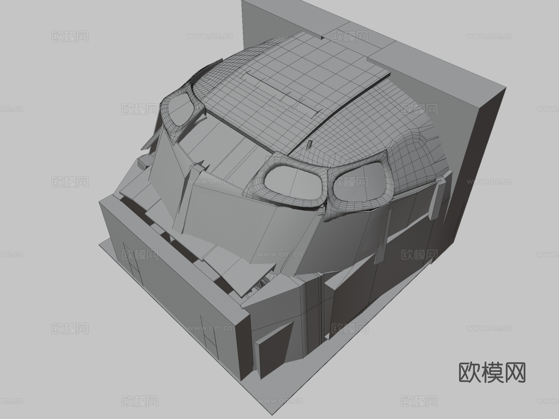 飞机驾驶舱3d模型