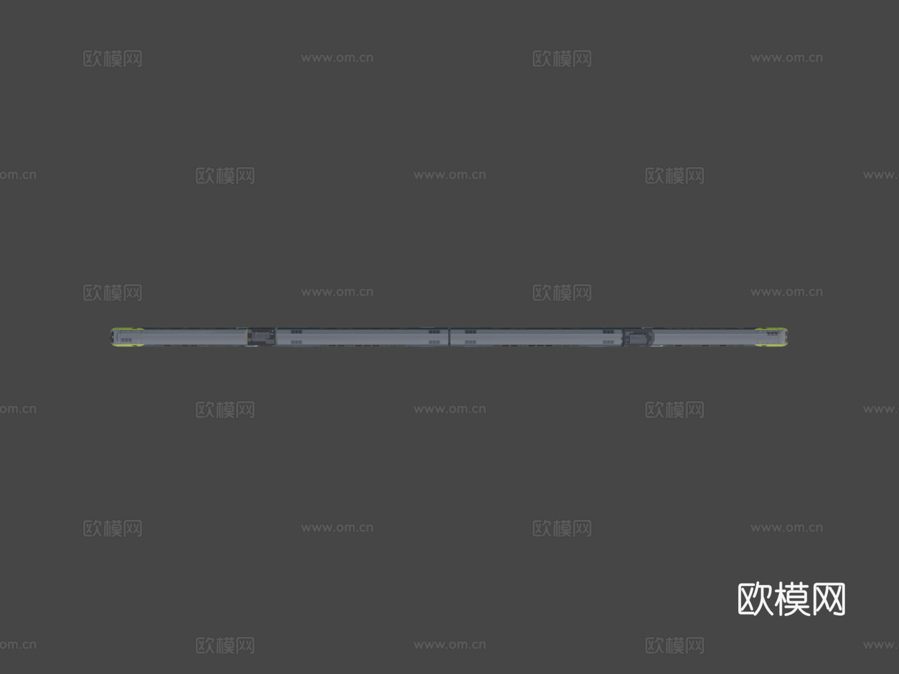 高铁 火车 轨道车3d模型