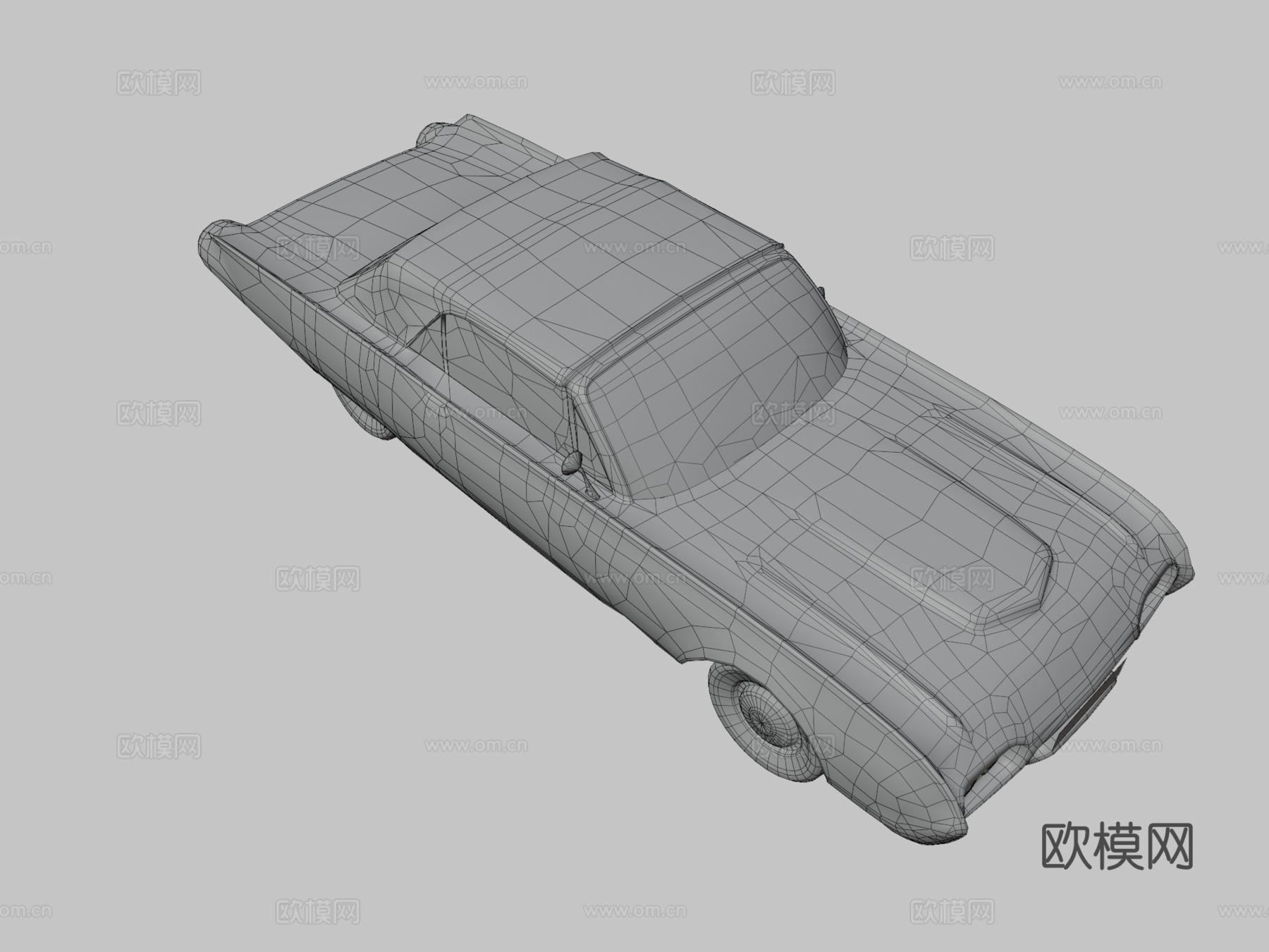 老式汽车3d模型