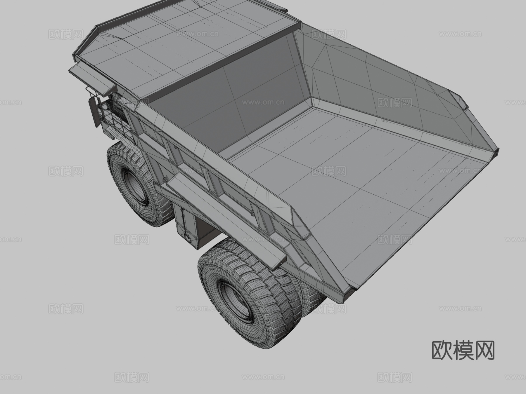 自卸卡车3d模型