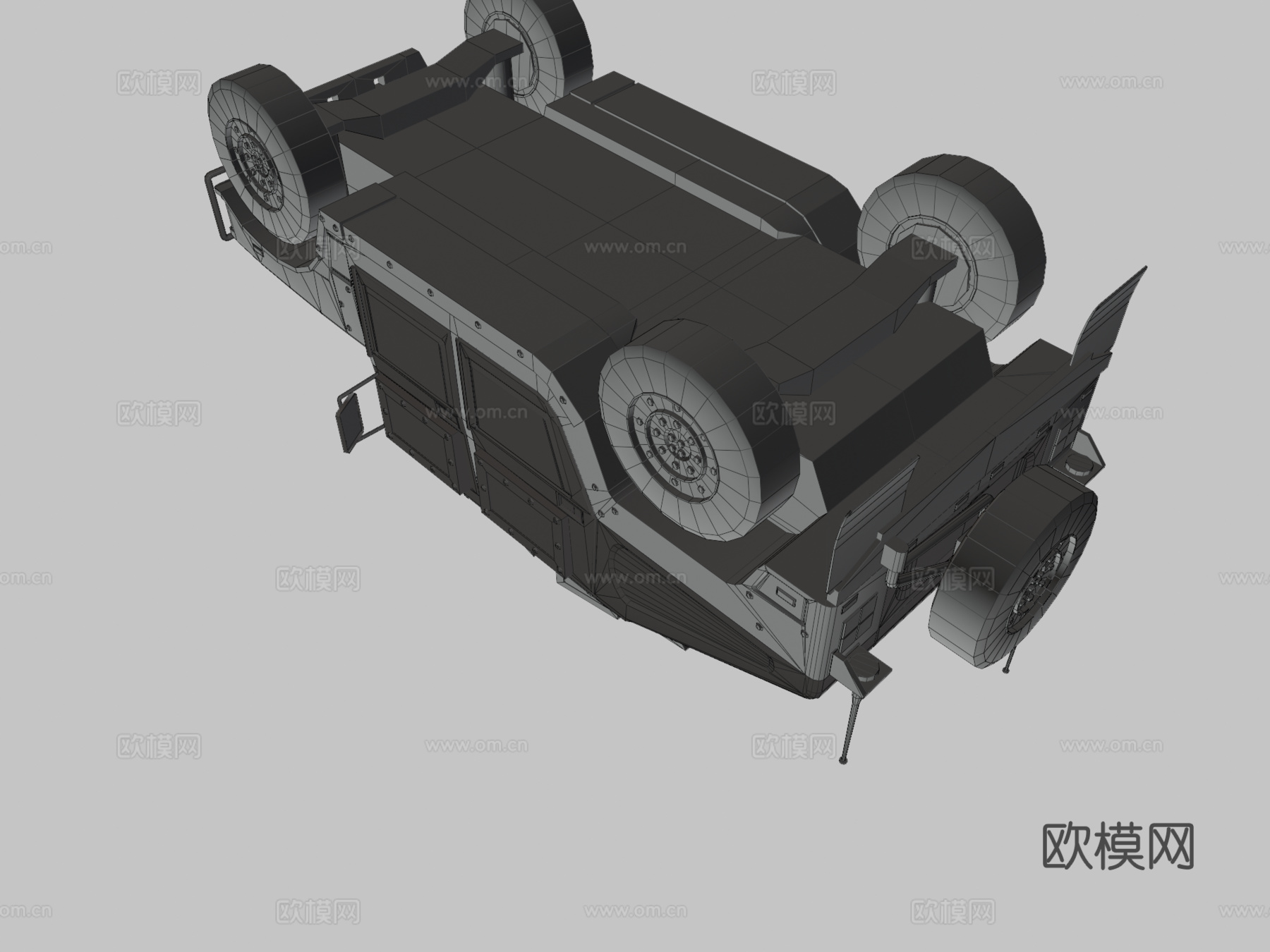 汽车 吉普车 军车3d模型