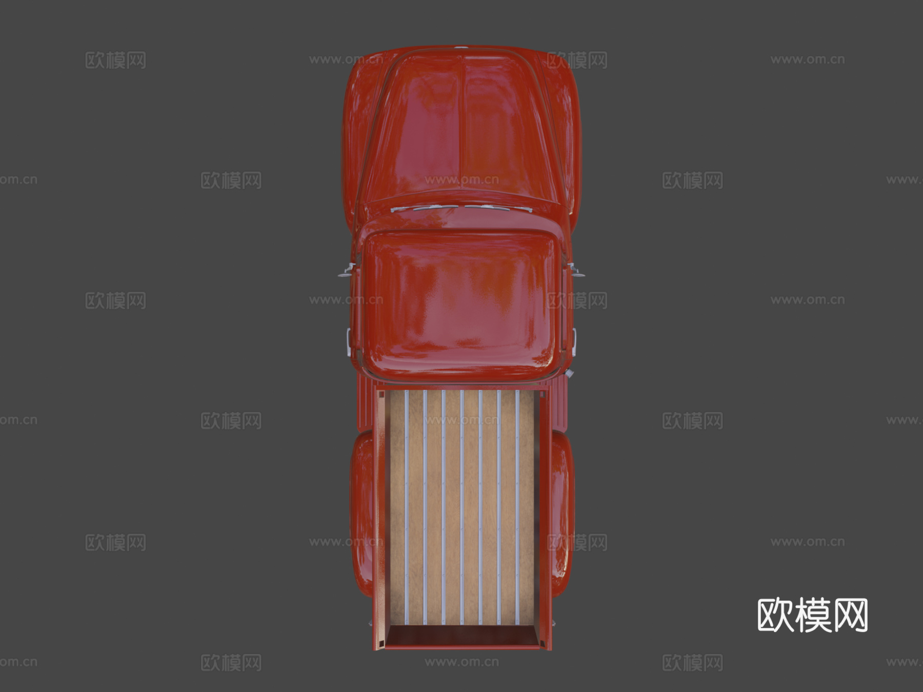 皮卡车 货运车3d模型