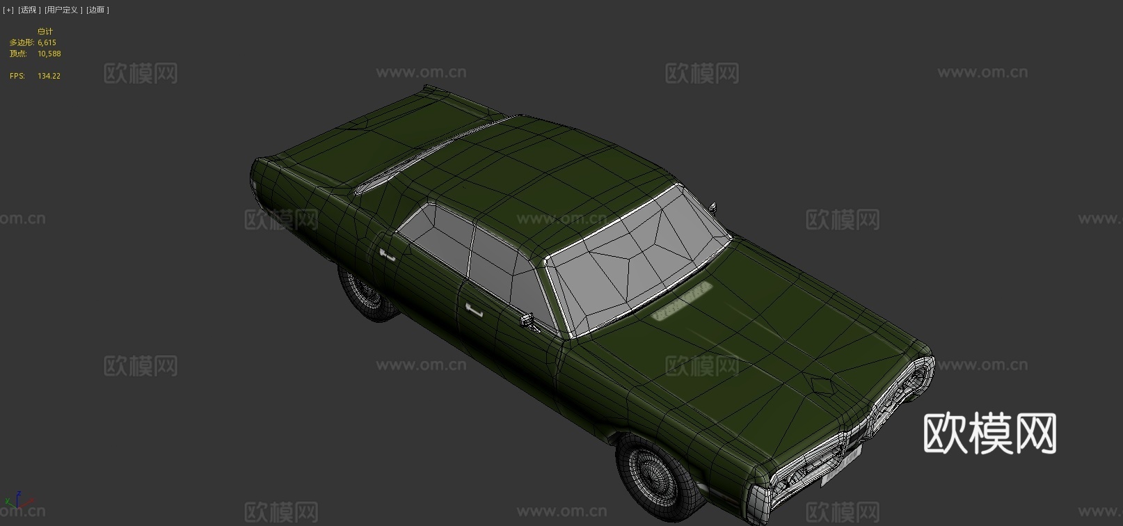 普利茅斯轿车3d模型