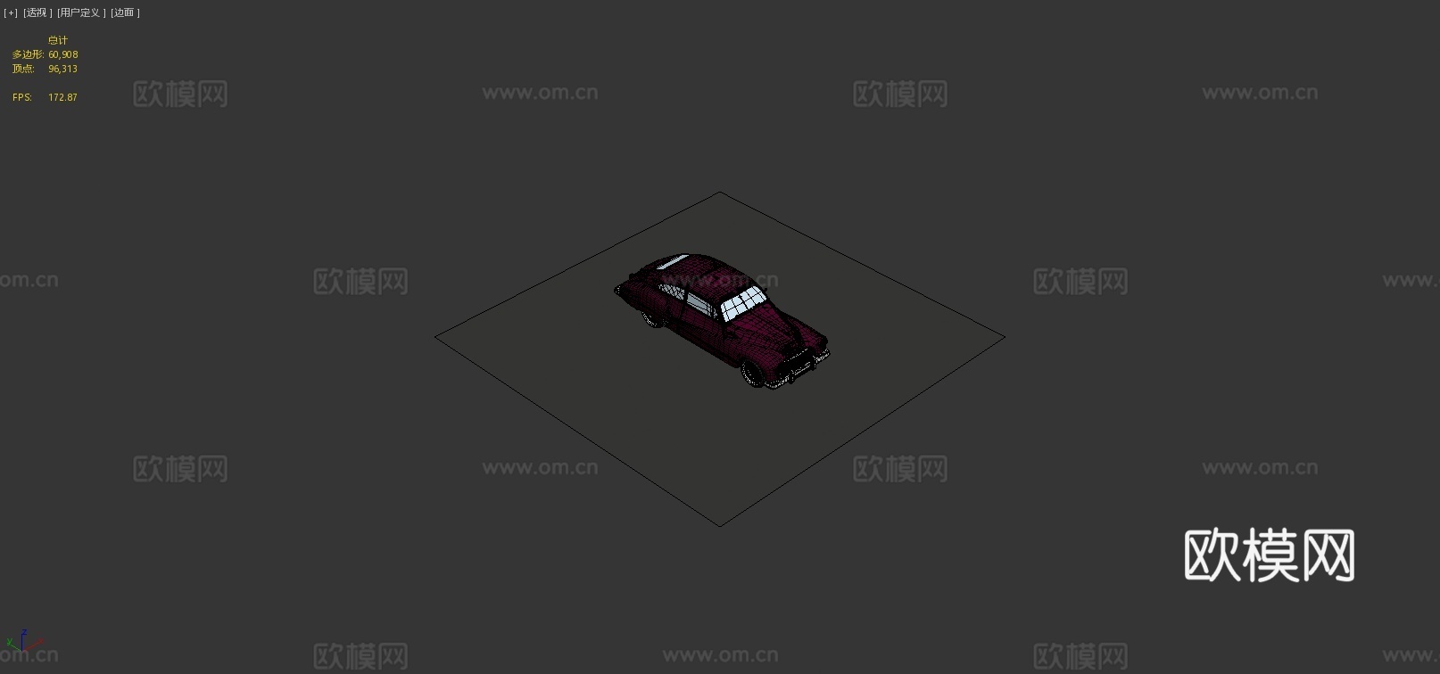 别克汽车 老爷车 豪车3d模型