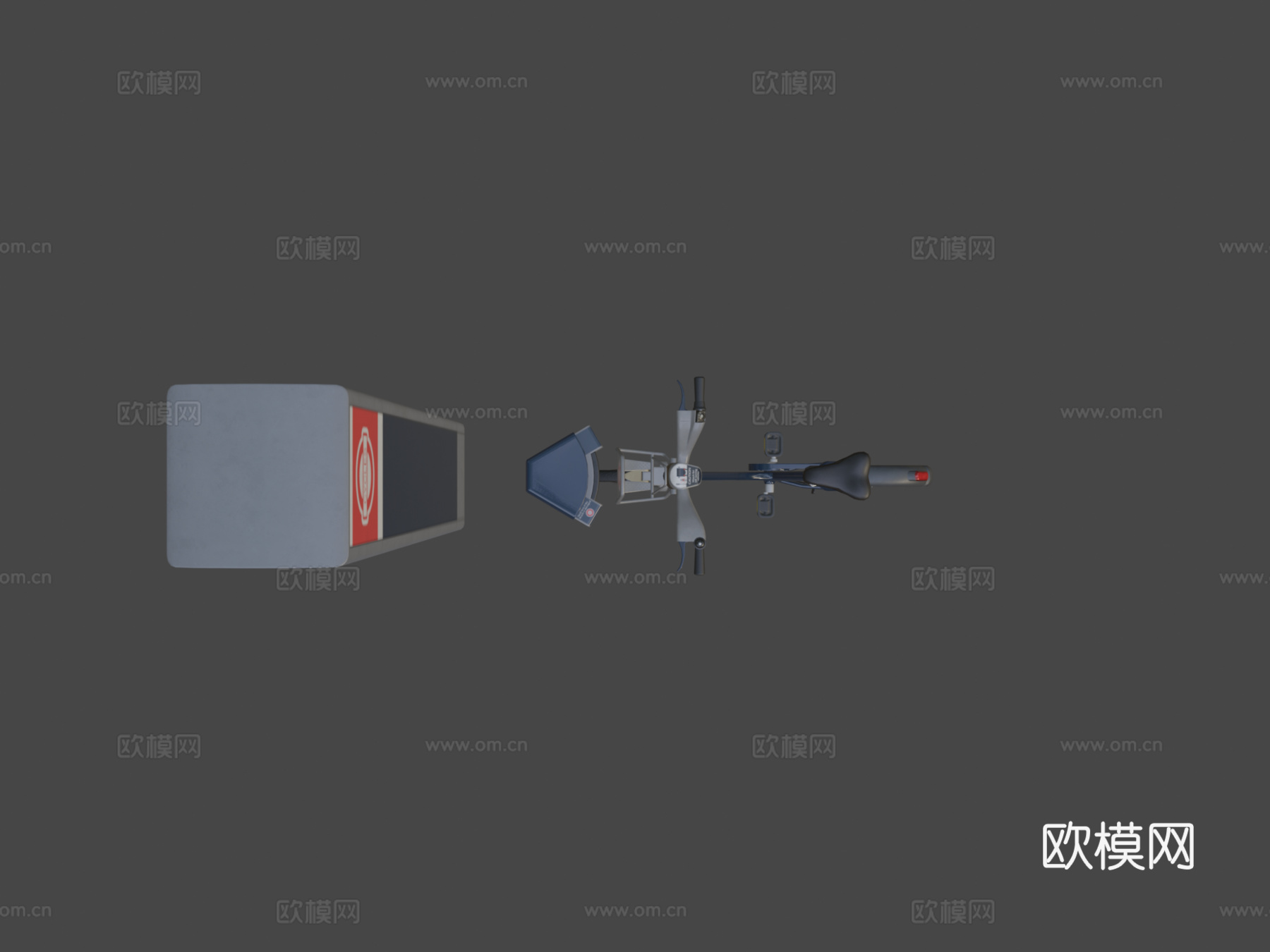 公共自行车 共享单车3d模型