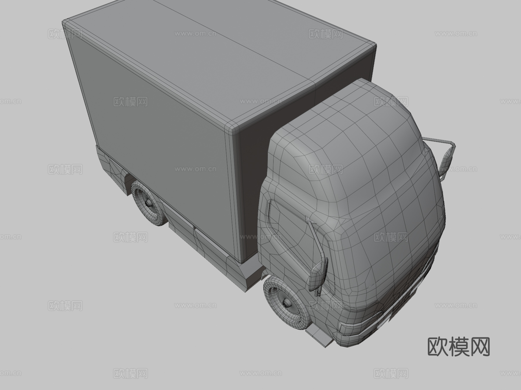 日野300卡车3d模型