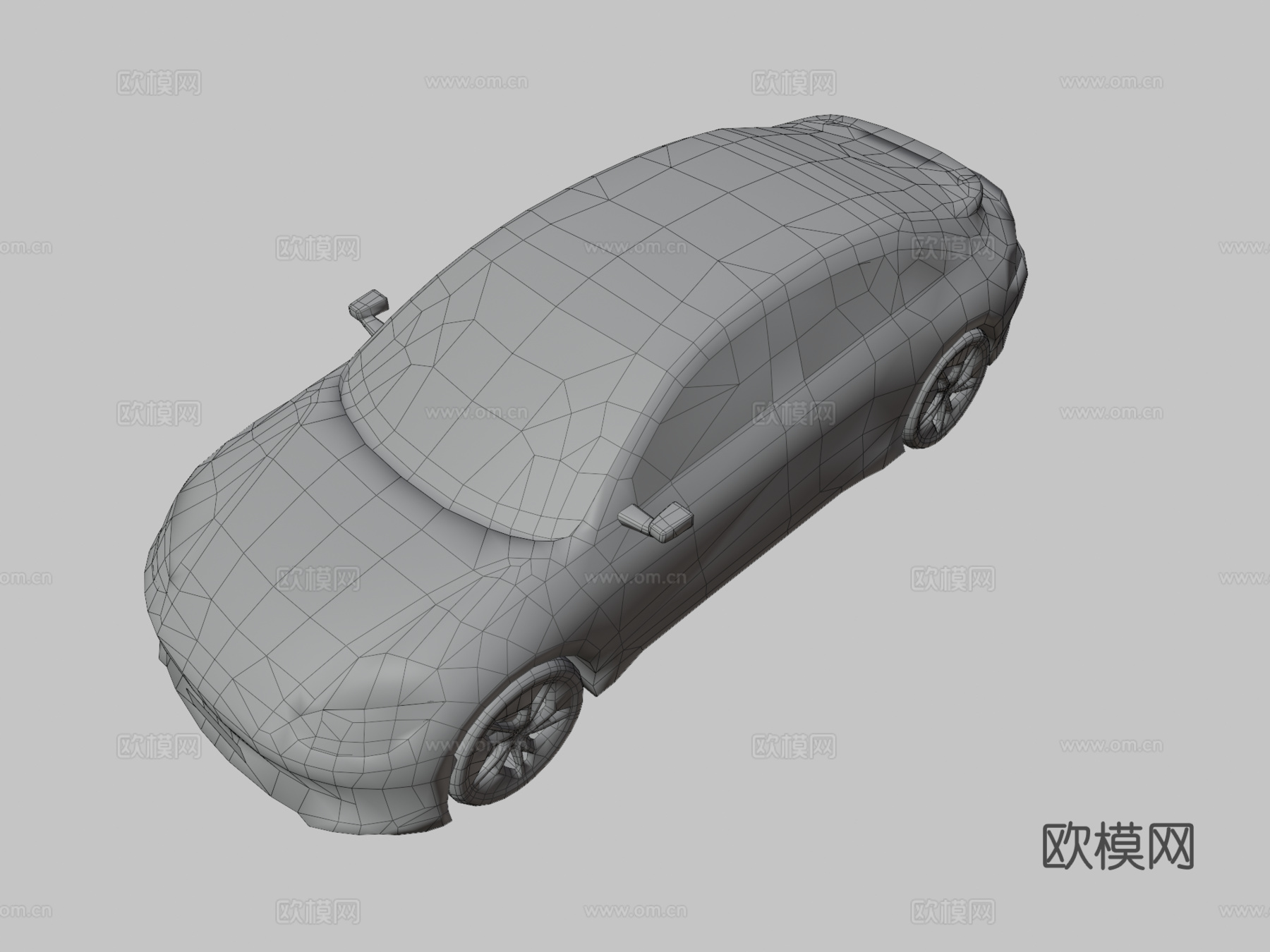 现代汽车3d模型