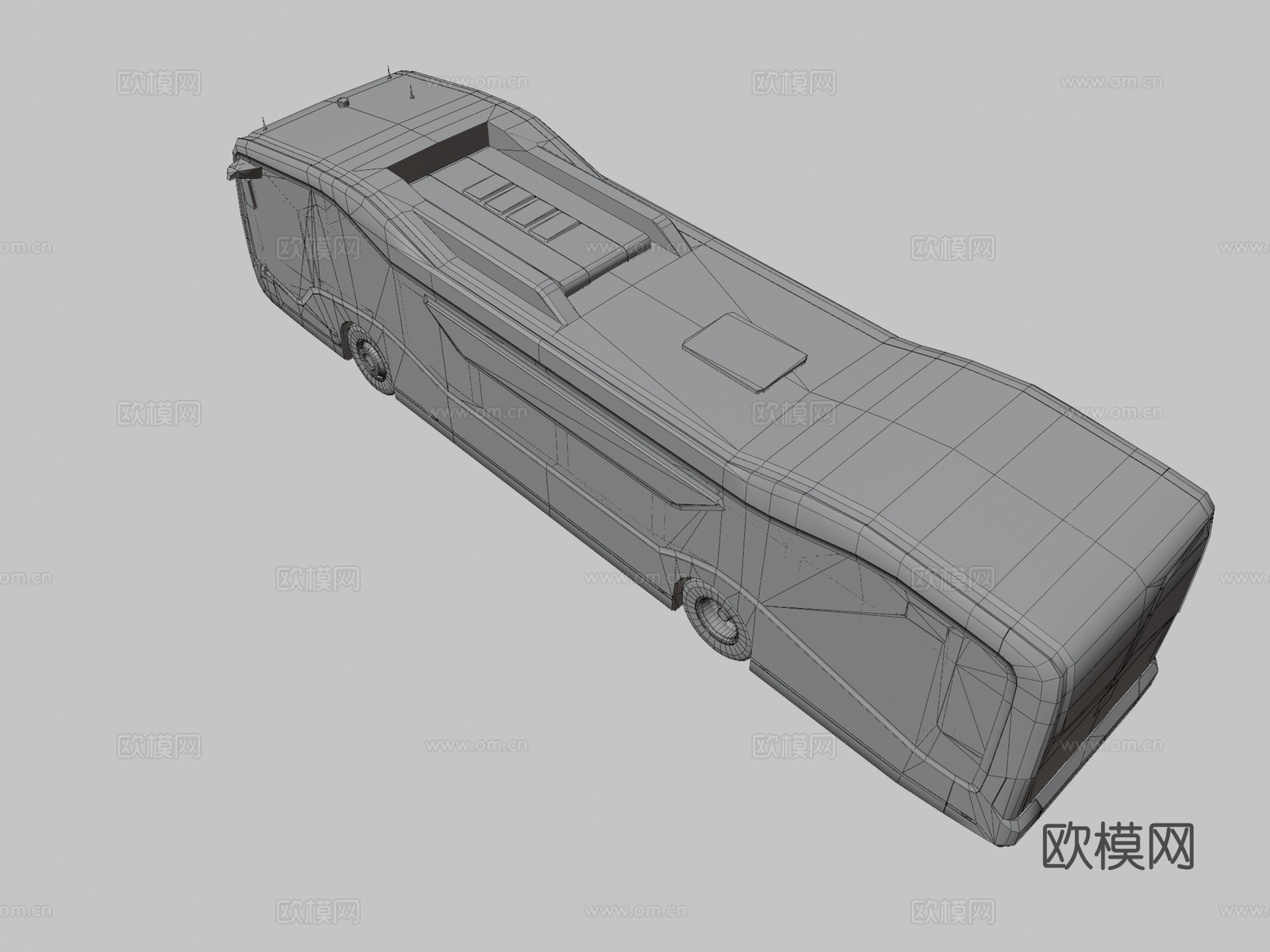 奔驰未来巴士3d模型