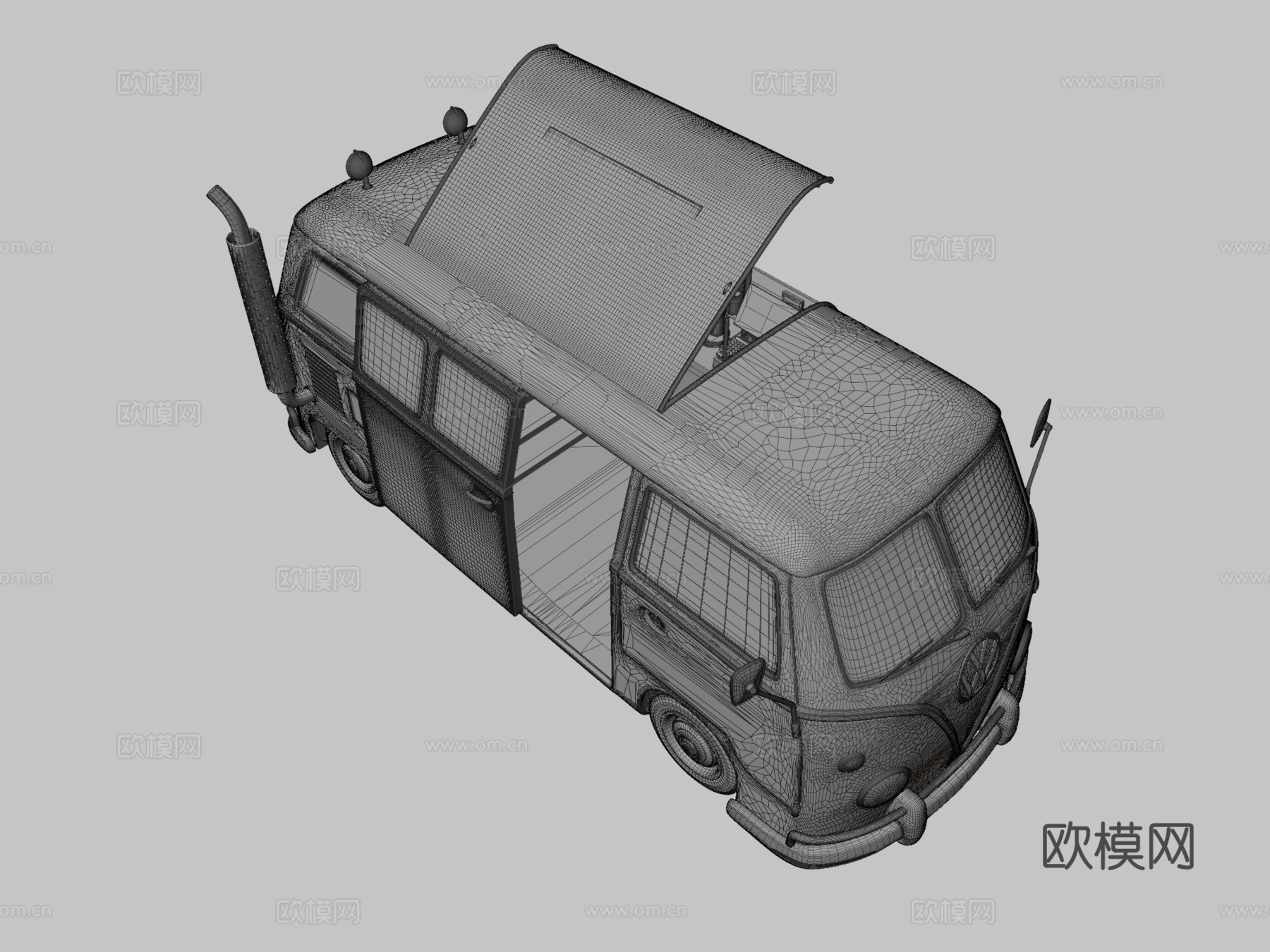 食品车3d模型