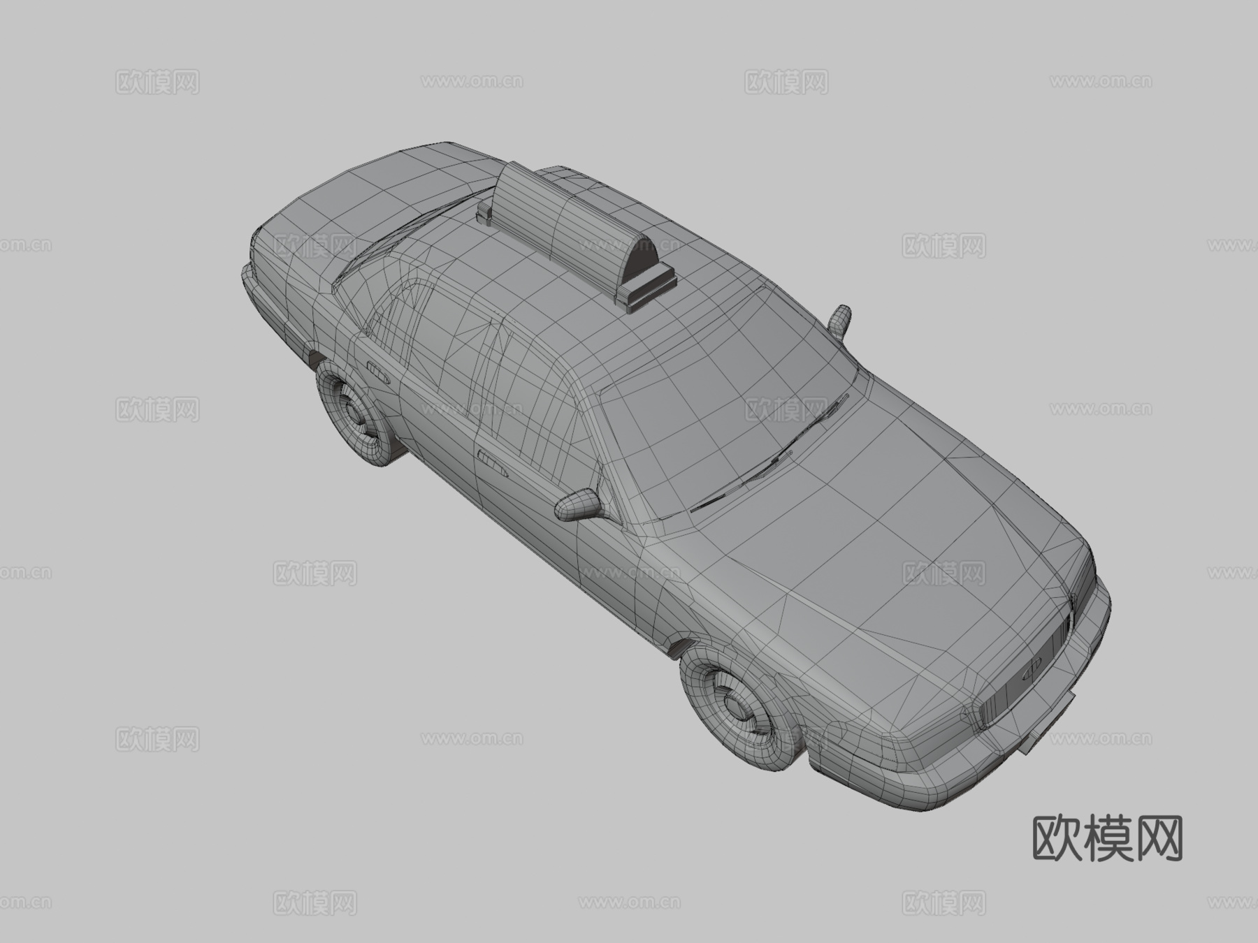 出租车3d模型