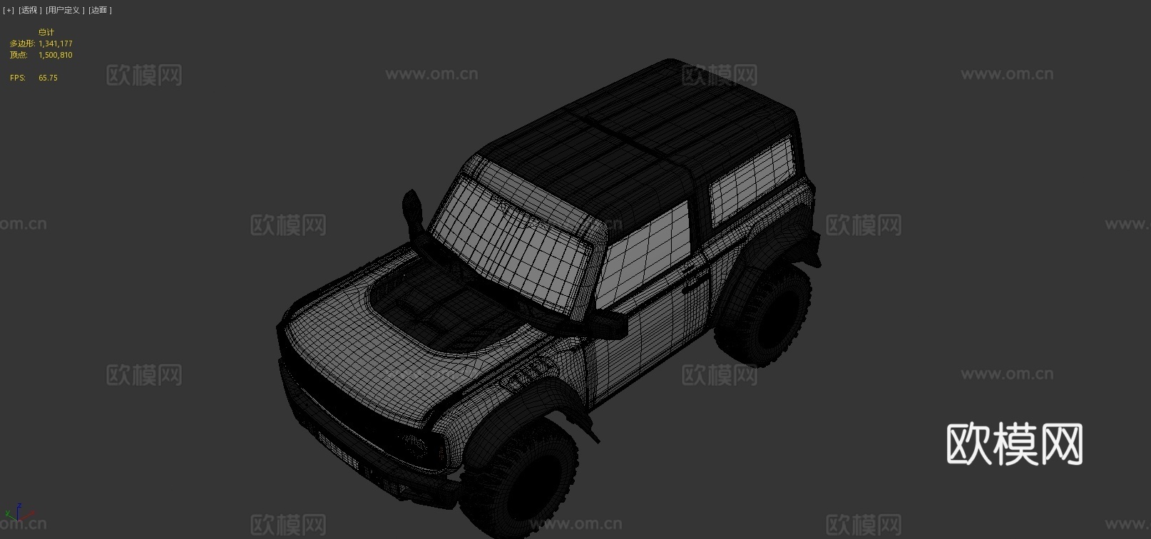 福特汽车 越野车3d模型下载（渲染图4）