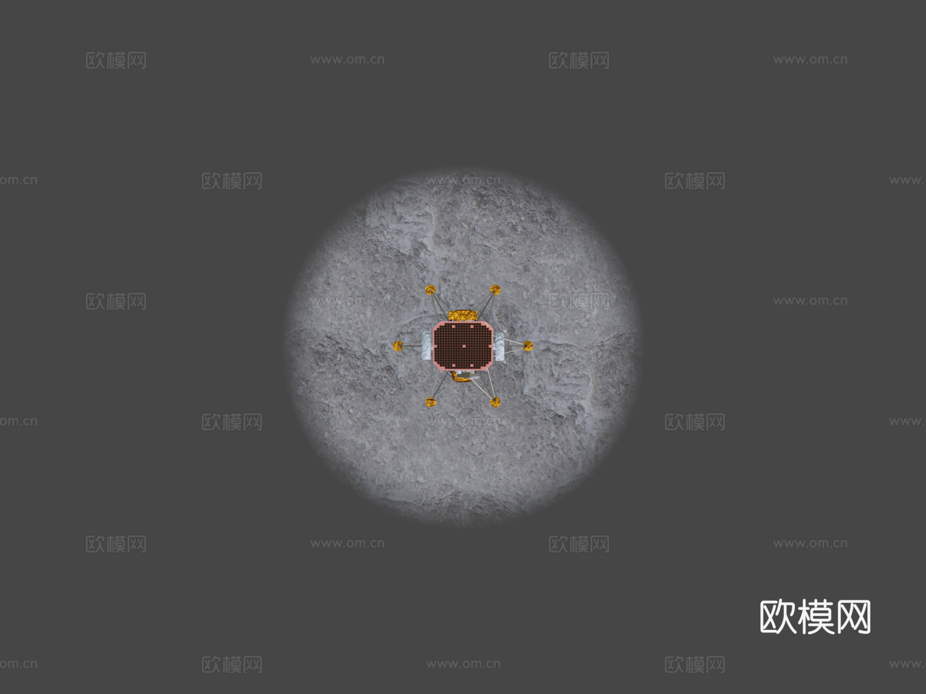 月球通讯器3d模型